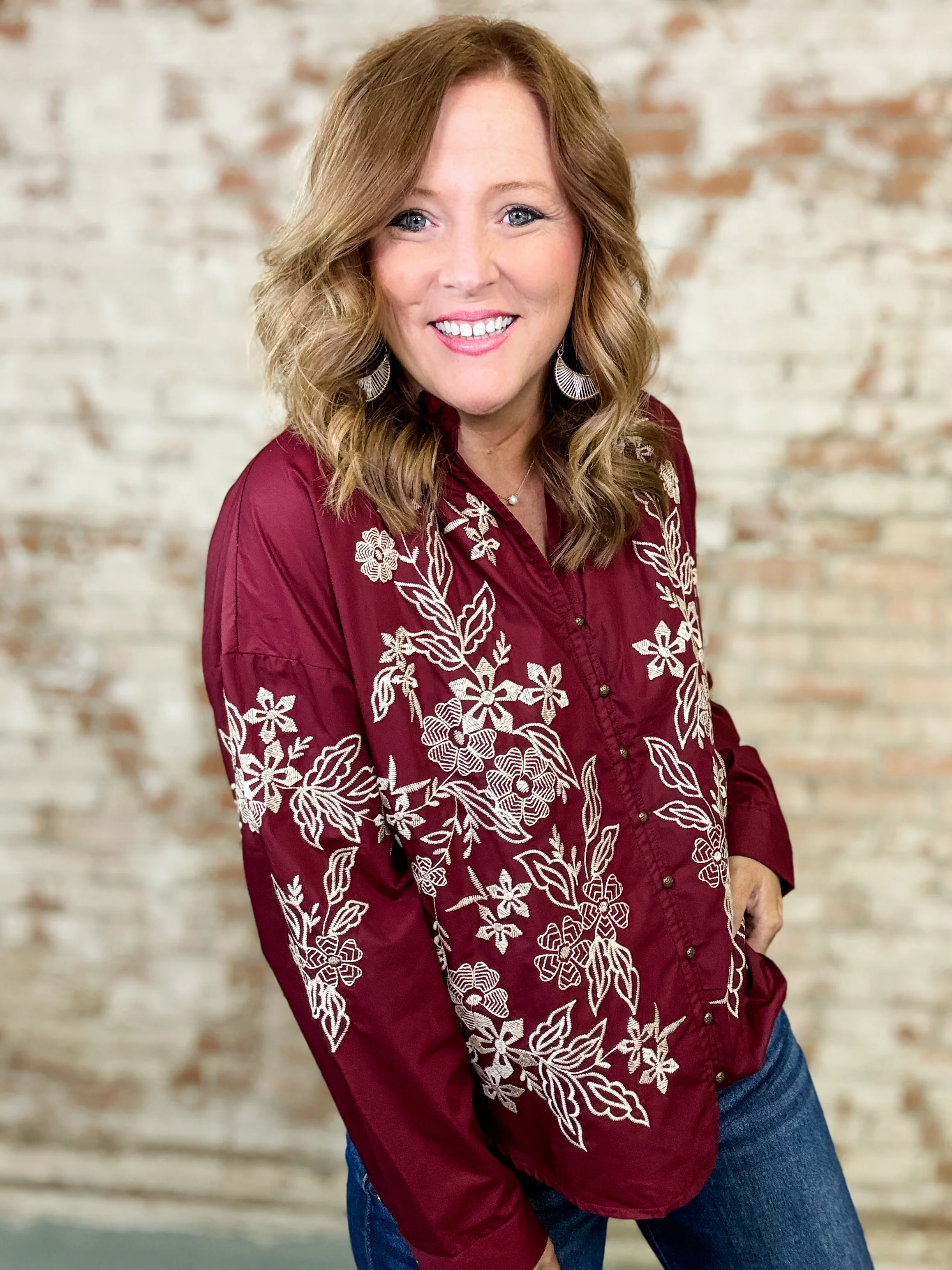 Able Embroidered Top-FINAL SALE - Image 6