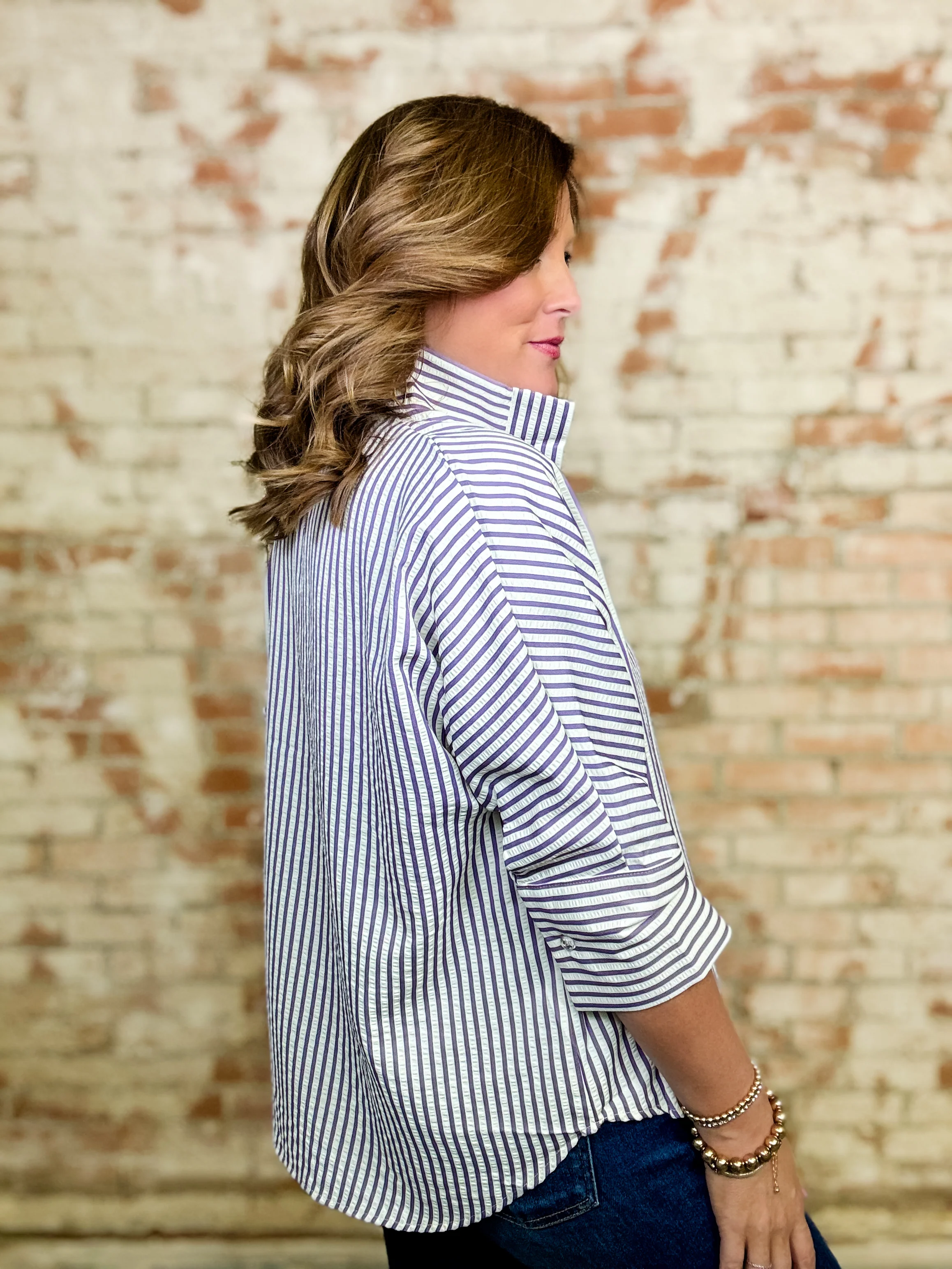 Amethyst Striped Top - Image 6