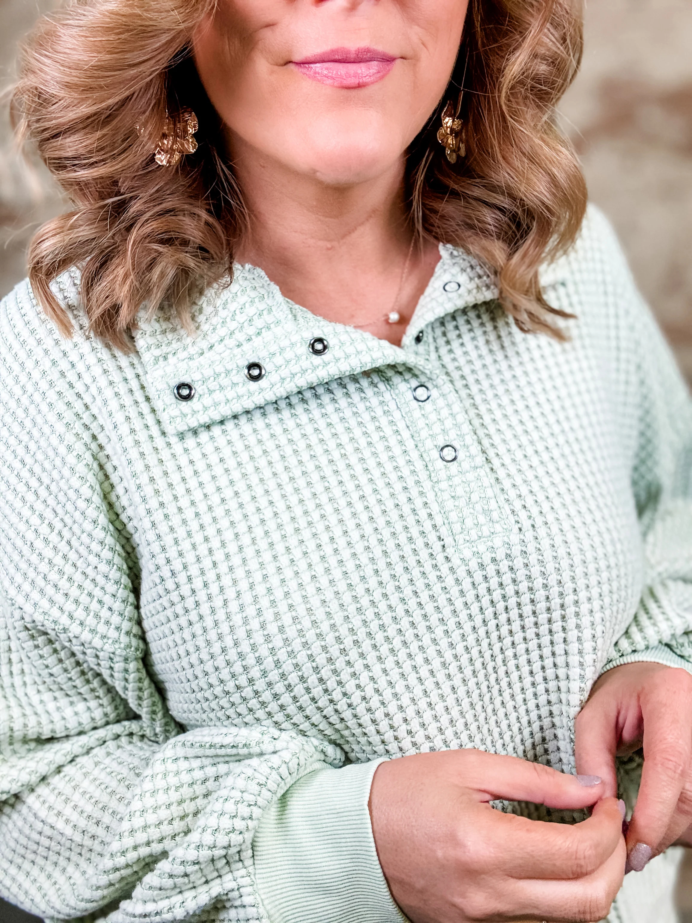 Ayzel Waffle Knit Top - Image 5