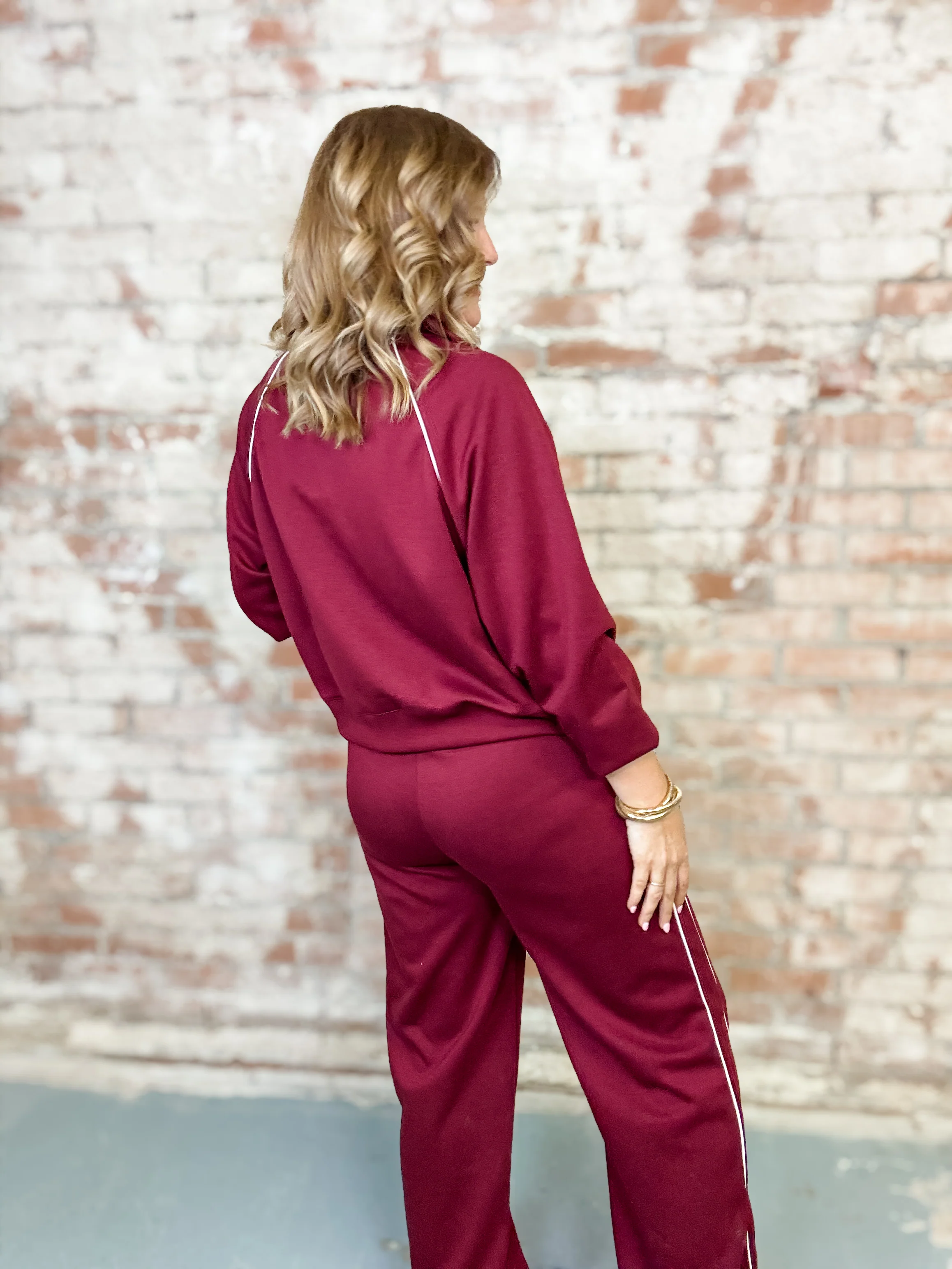 Crimson Sweatpant Set - Image 7