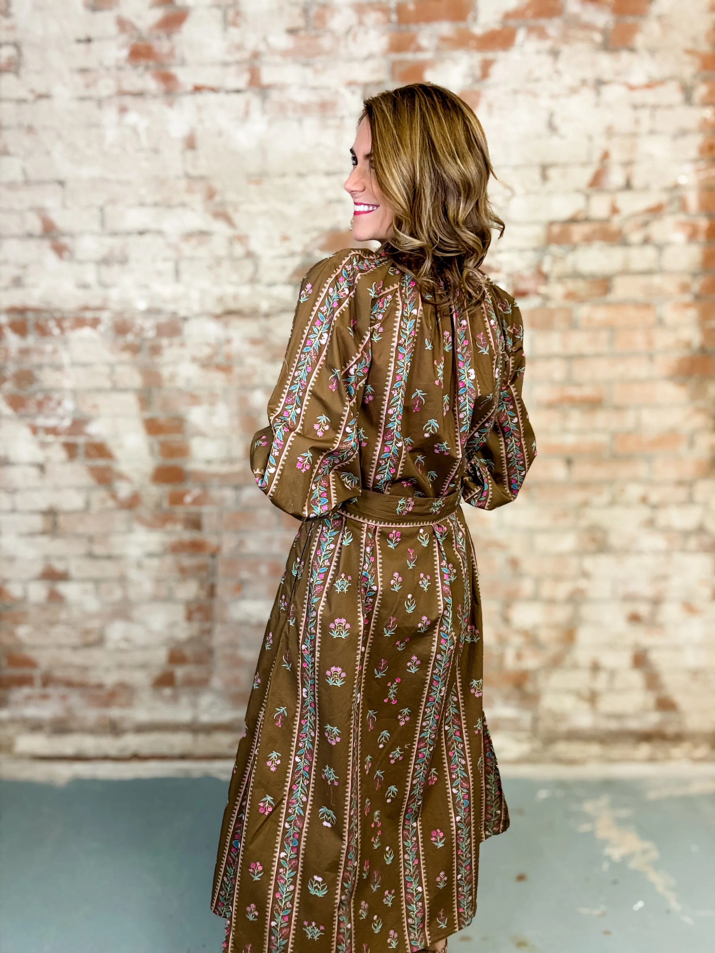 Dellanie Mix Floral Dress - Image 4