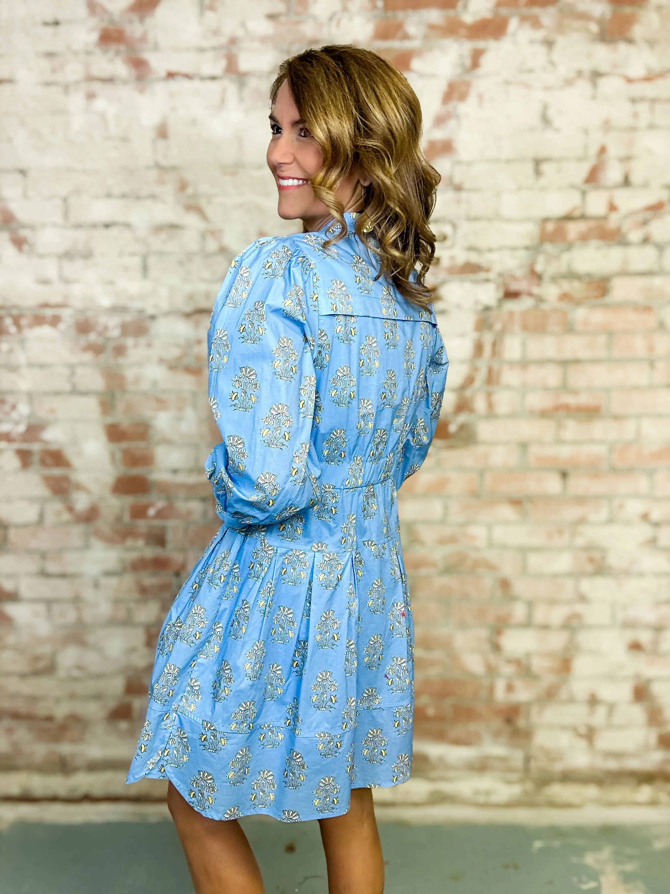 Elle Floral Print Dress - Image 5