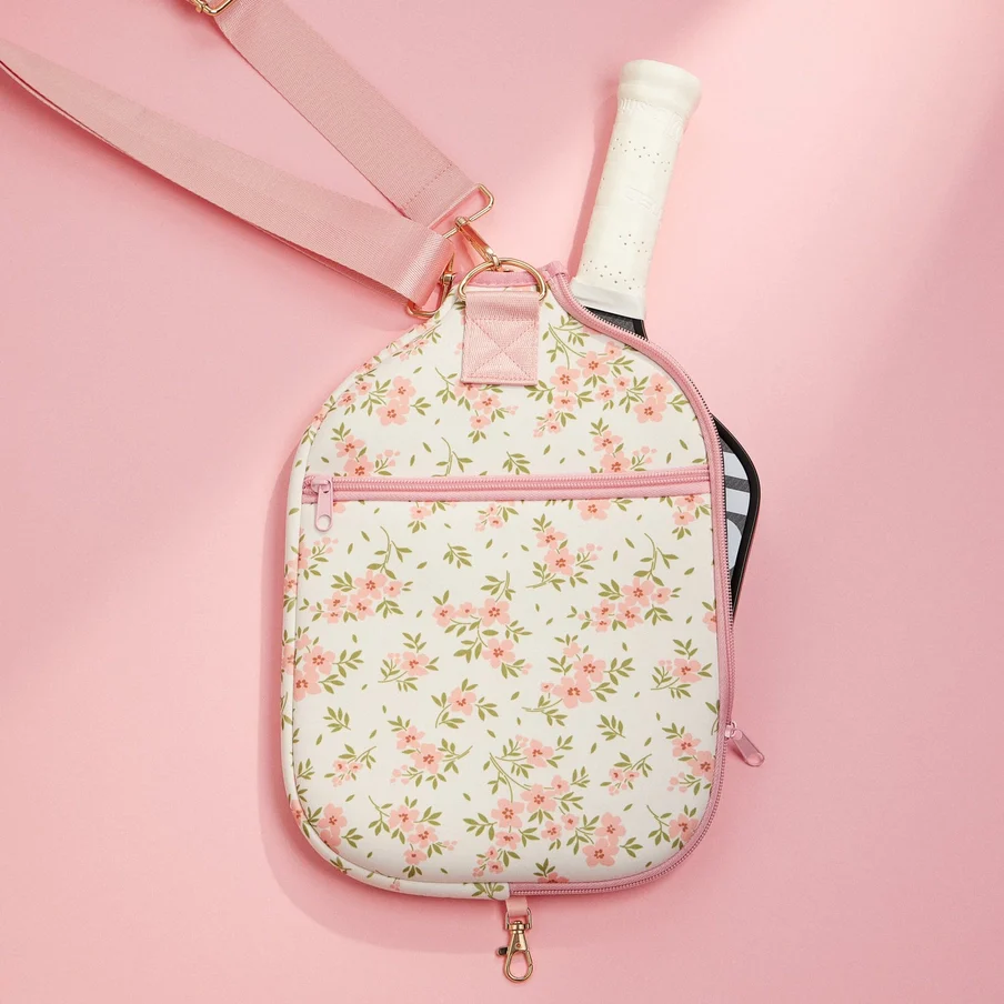 Floral Pickleball Paddle Bag - FINAL SALE - Image 3