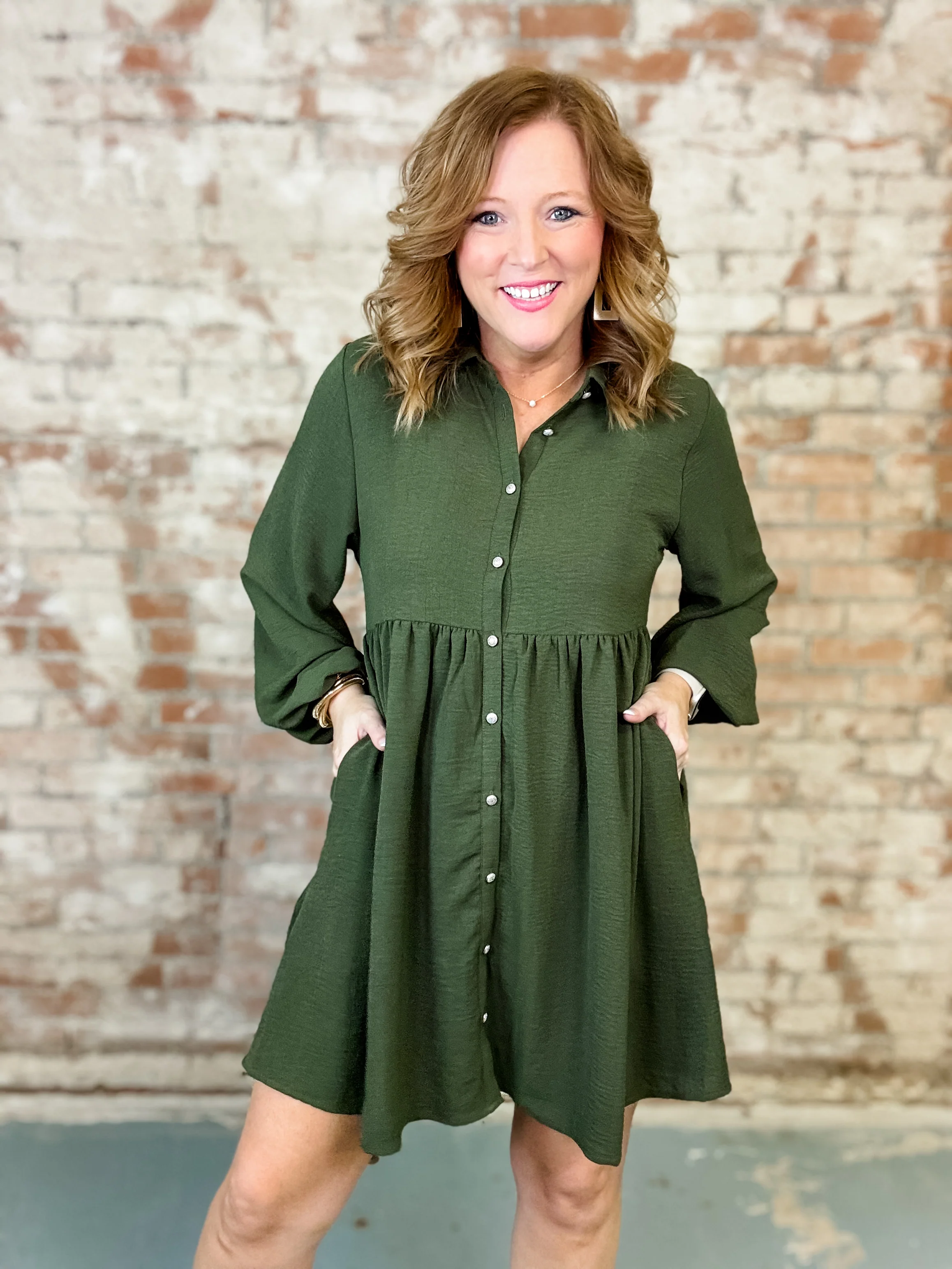 Fynee Collared Dress - FINAL SALE - Image 2