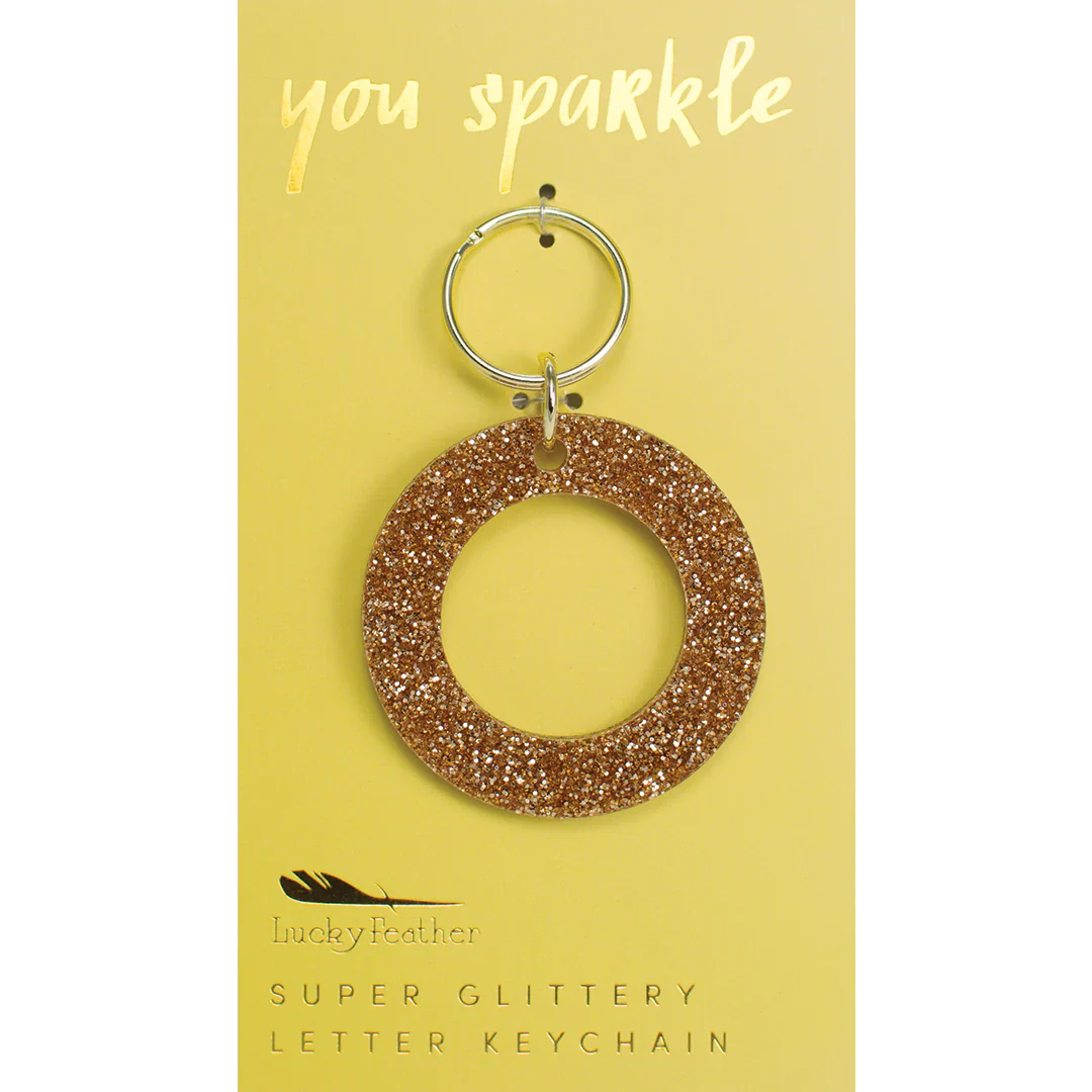 Glitter Letter Key Ring - FINAL SALE - Image 17