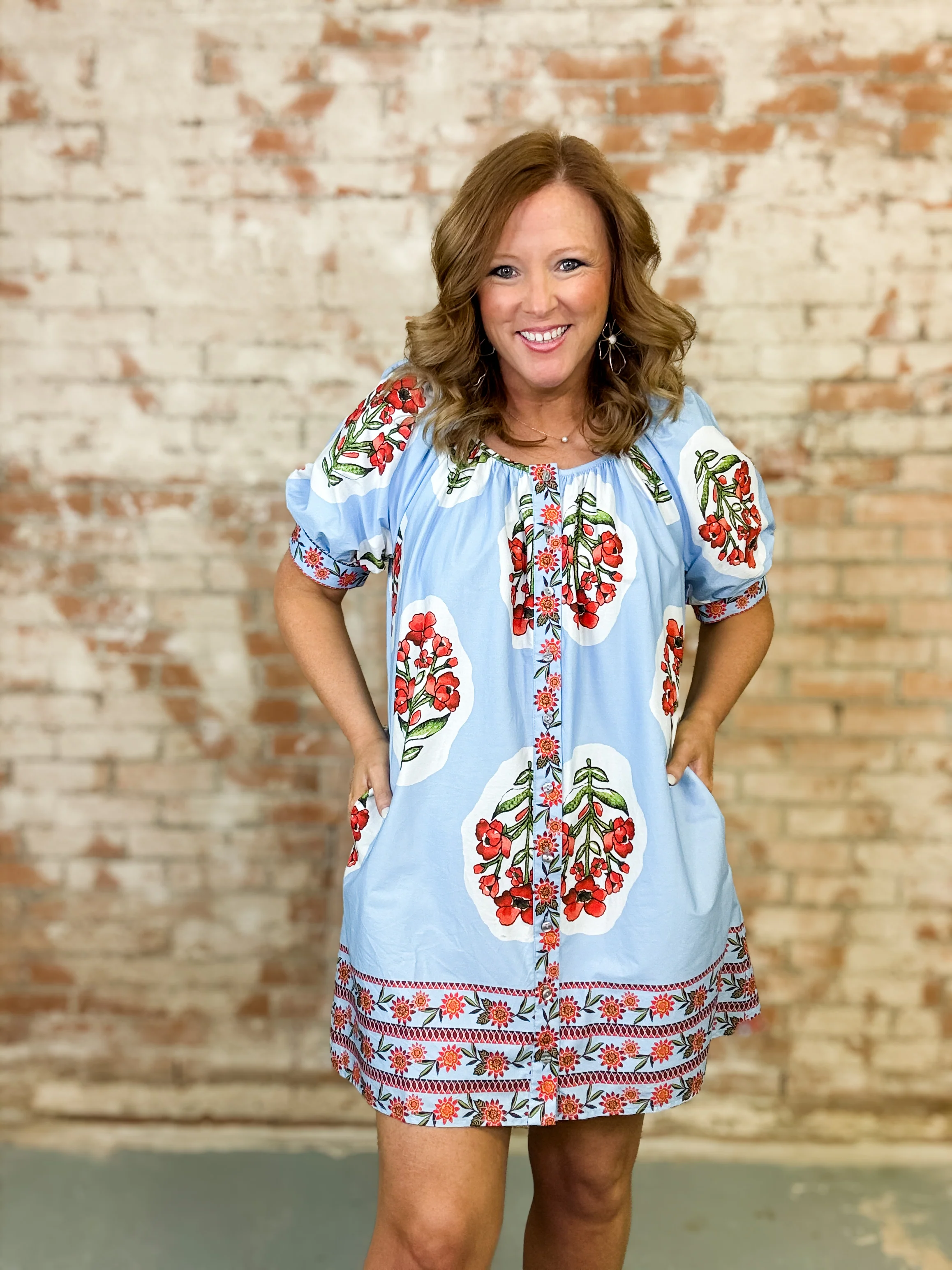 Greer Floral Print Dress - Image 3