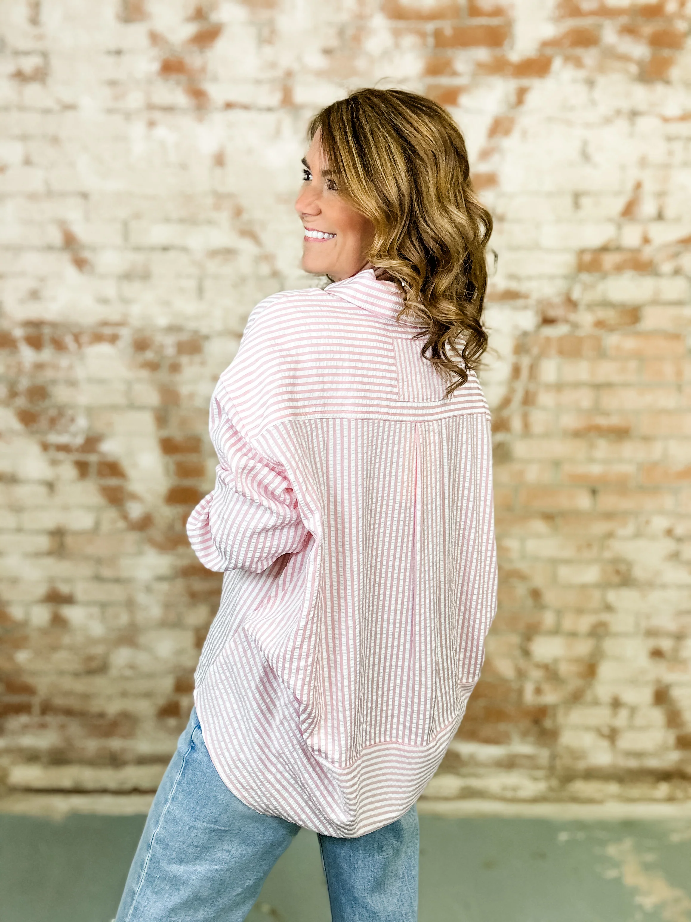 Hudson Striped Button Down Top - Image 5