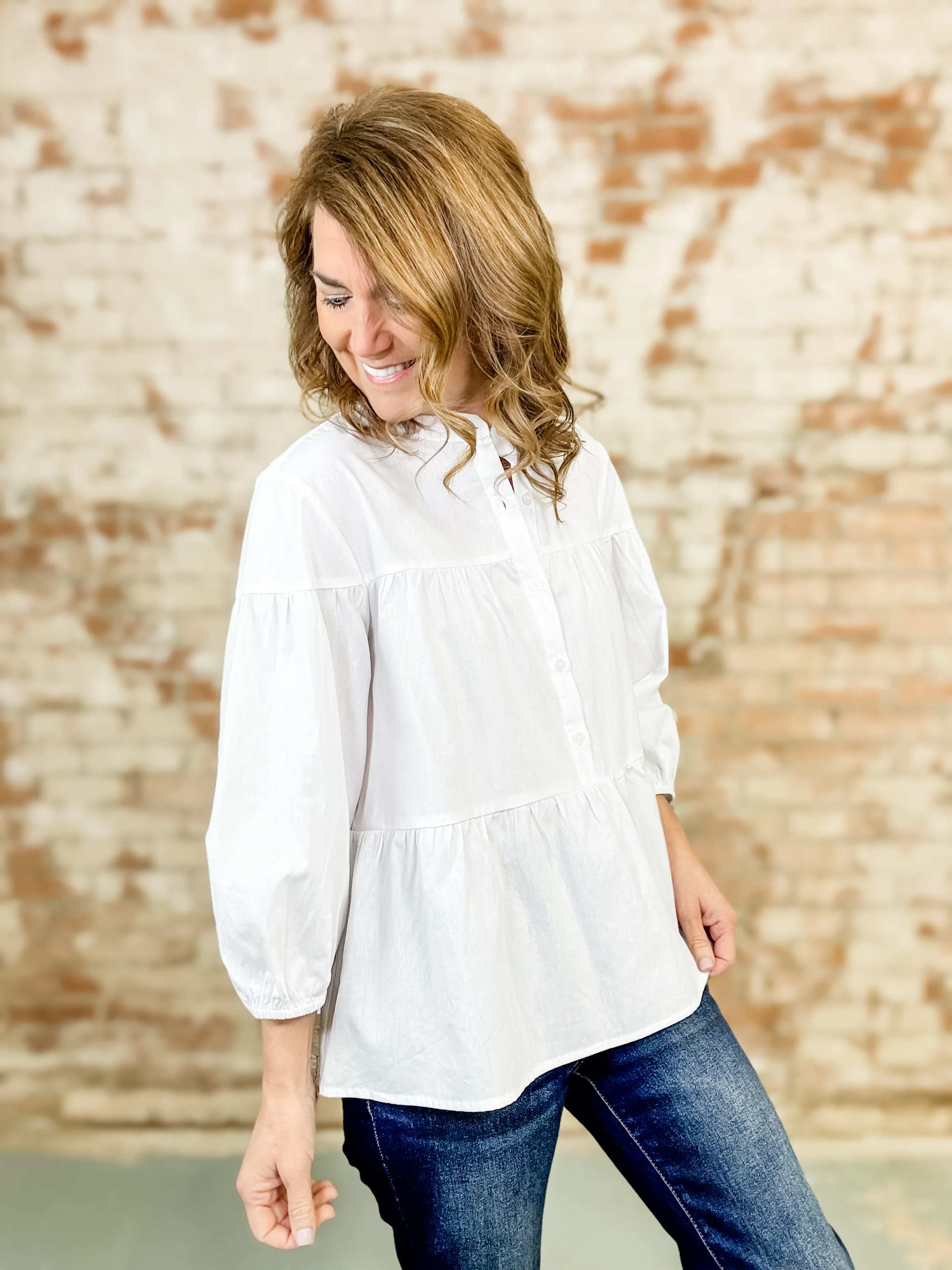 Kinley Ruffled Tier Top - Image 3