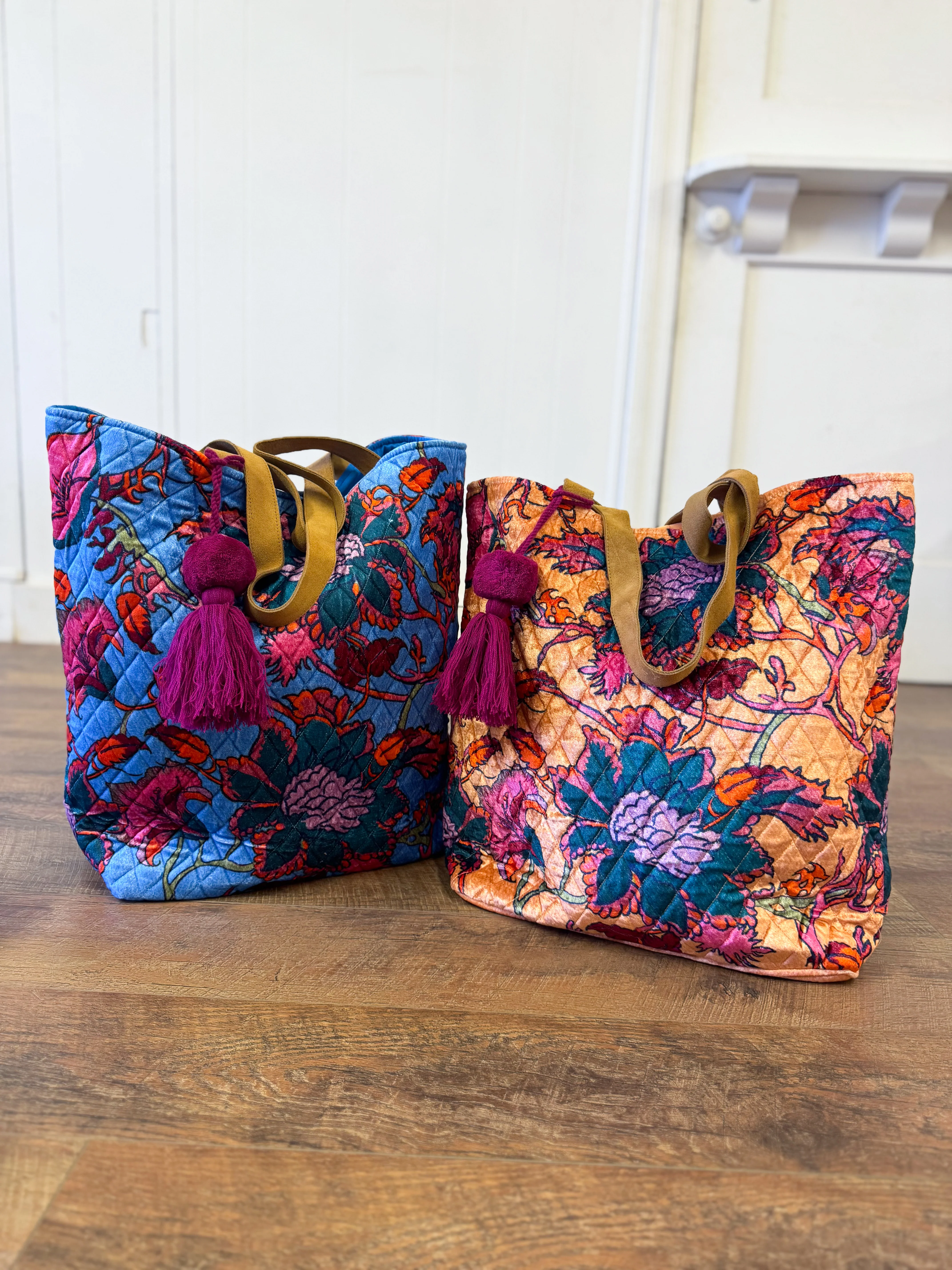 Lark Floral Tote Bag-FINAL SALE