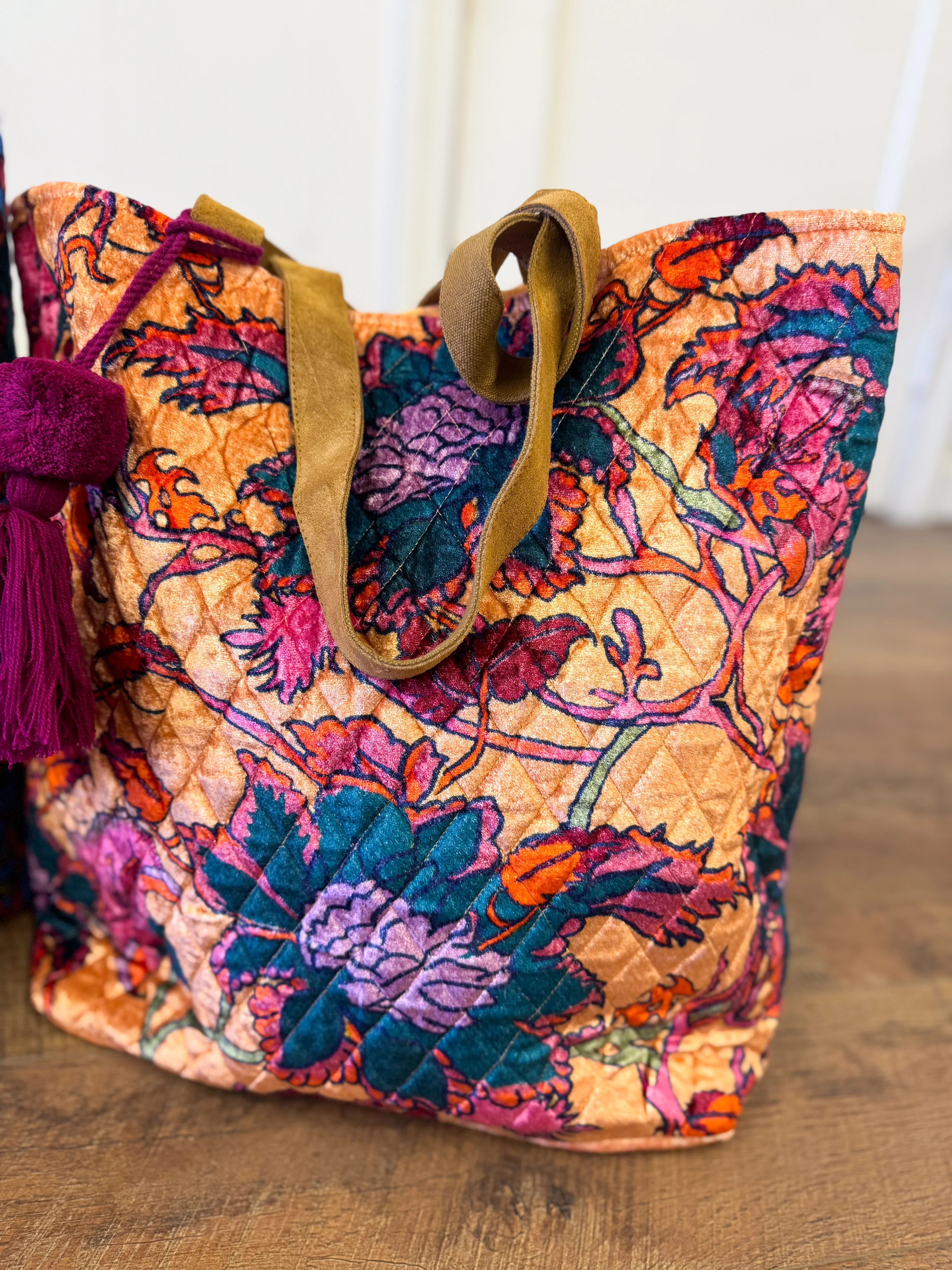 Lark Floral Tote Bag-FINAL SALE - Image 3