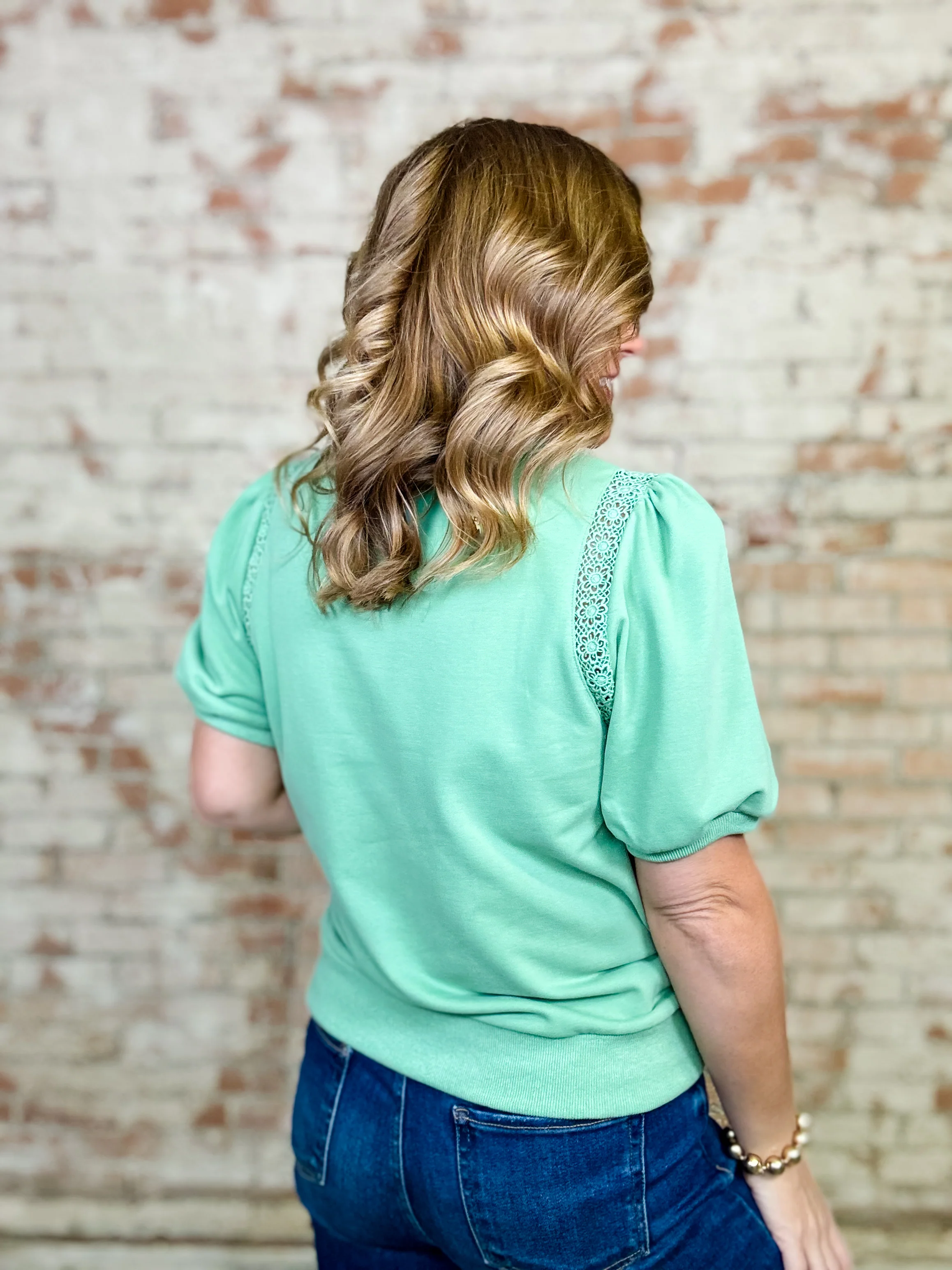 Miriam Crochet Lace Top - Image 5