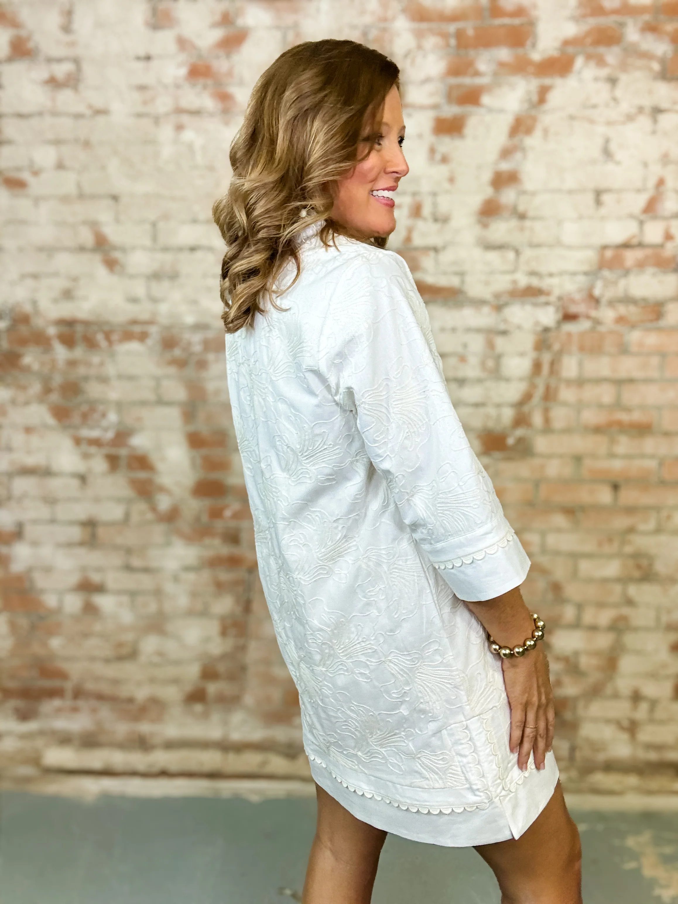 Natalia 3D Embroidery Dress - Image 5