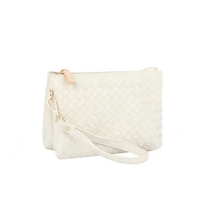 Natalie Woven Crossbody Clutch - Image 5