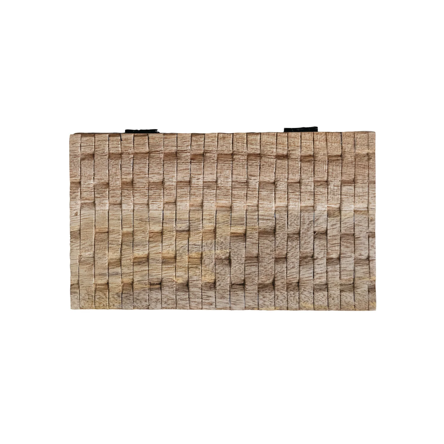 Natural Carved Wood Box - Image 9