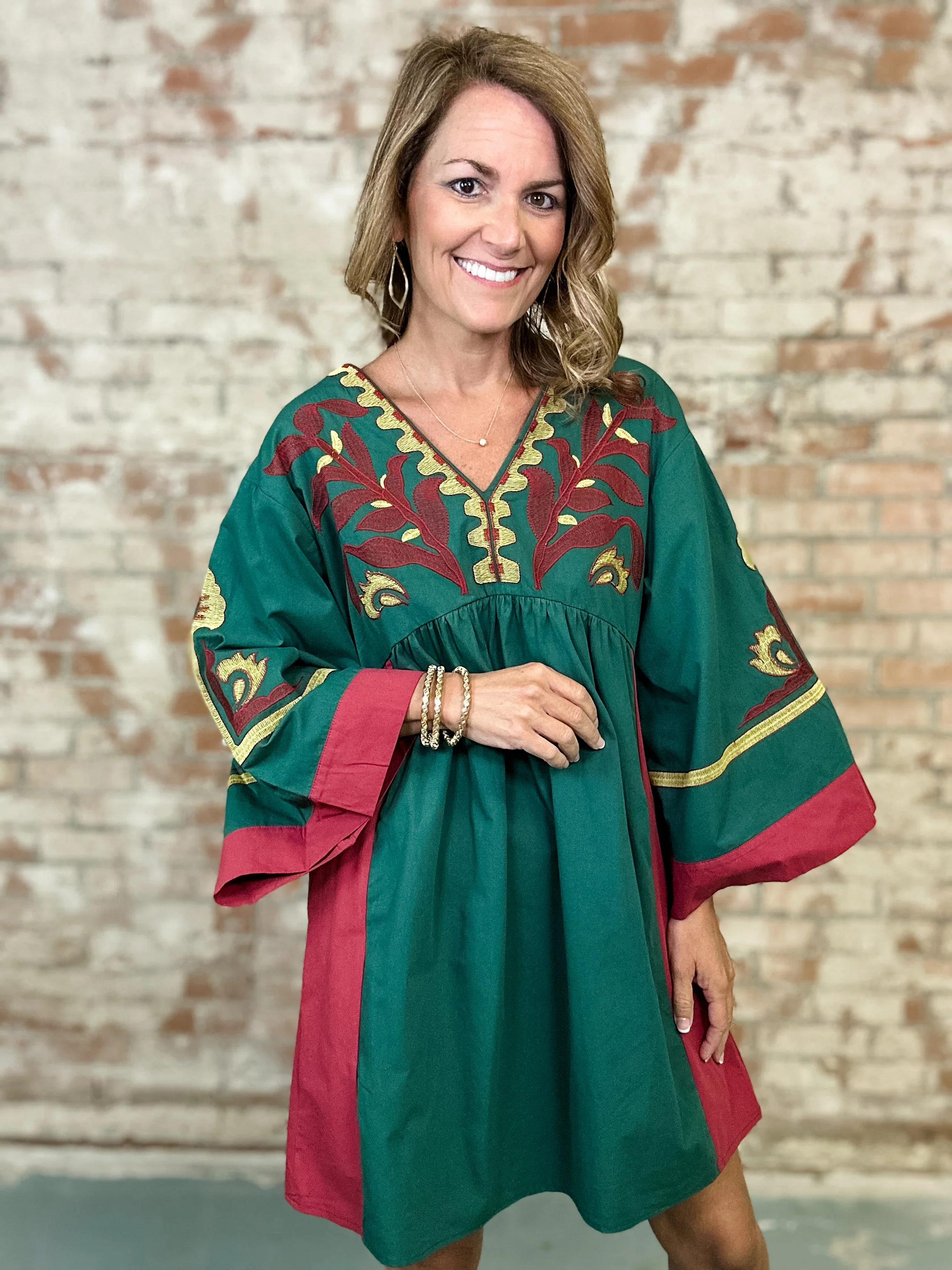 Rhonda Embroidered Dress - Image 3