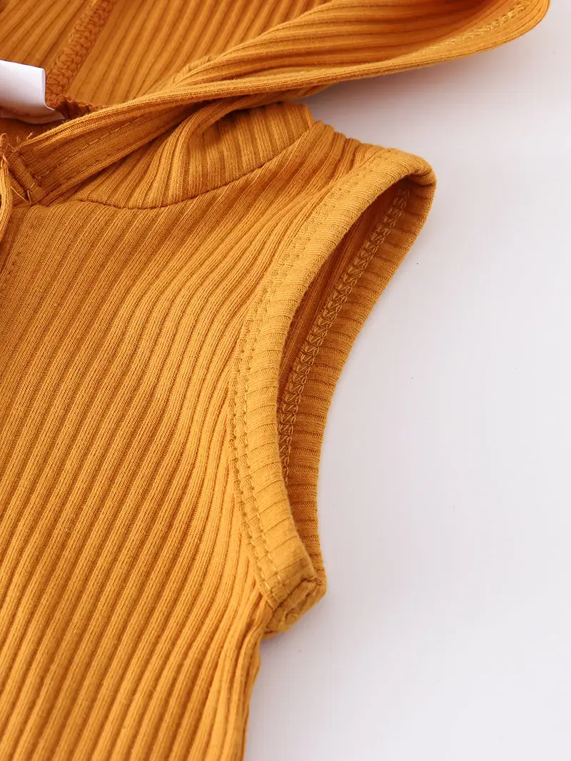 Ribbed Cotton Baby Onesie - Image 3