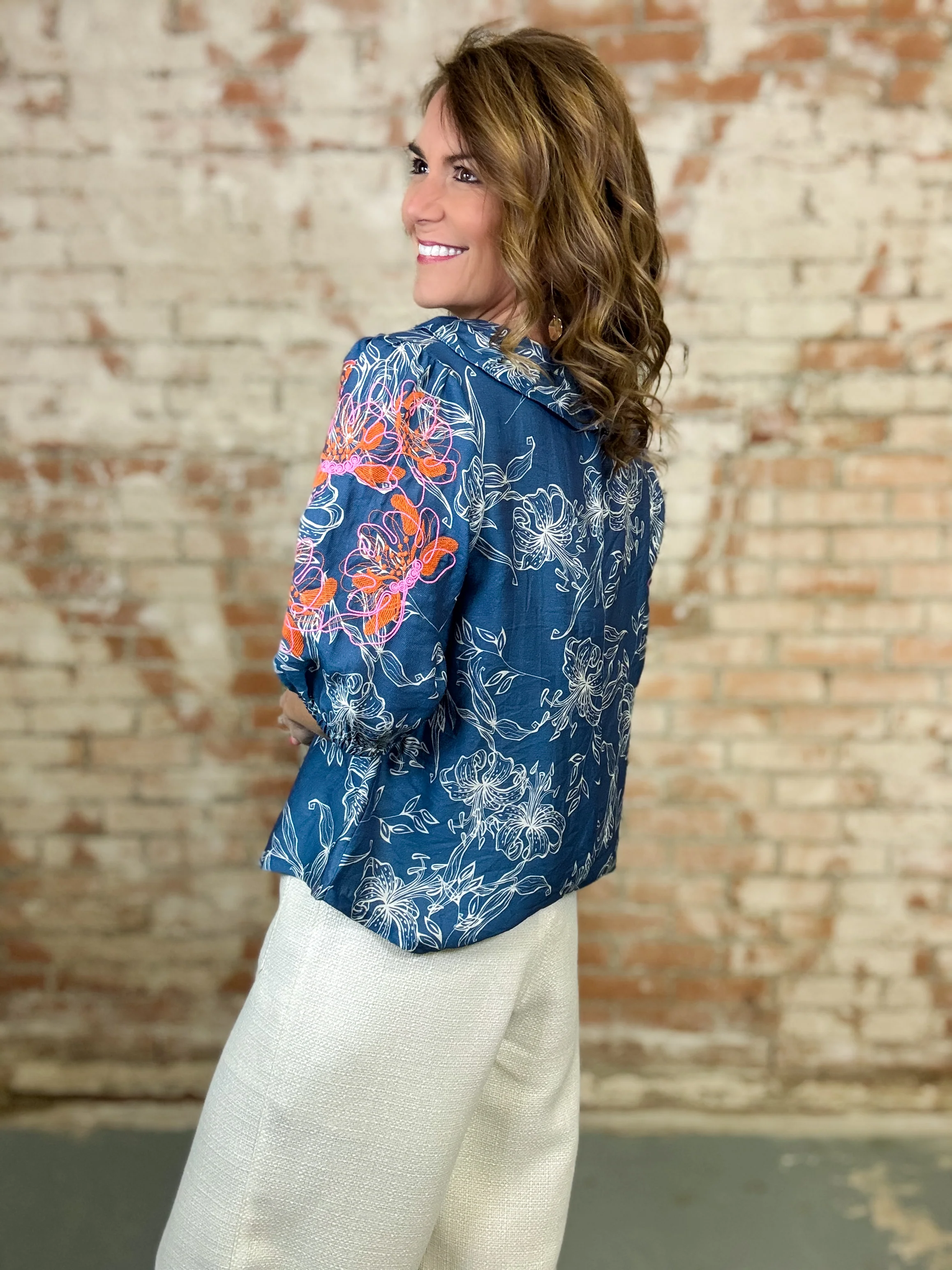 Rowan Puff Sleeve Top - Image 4