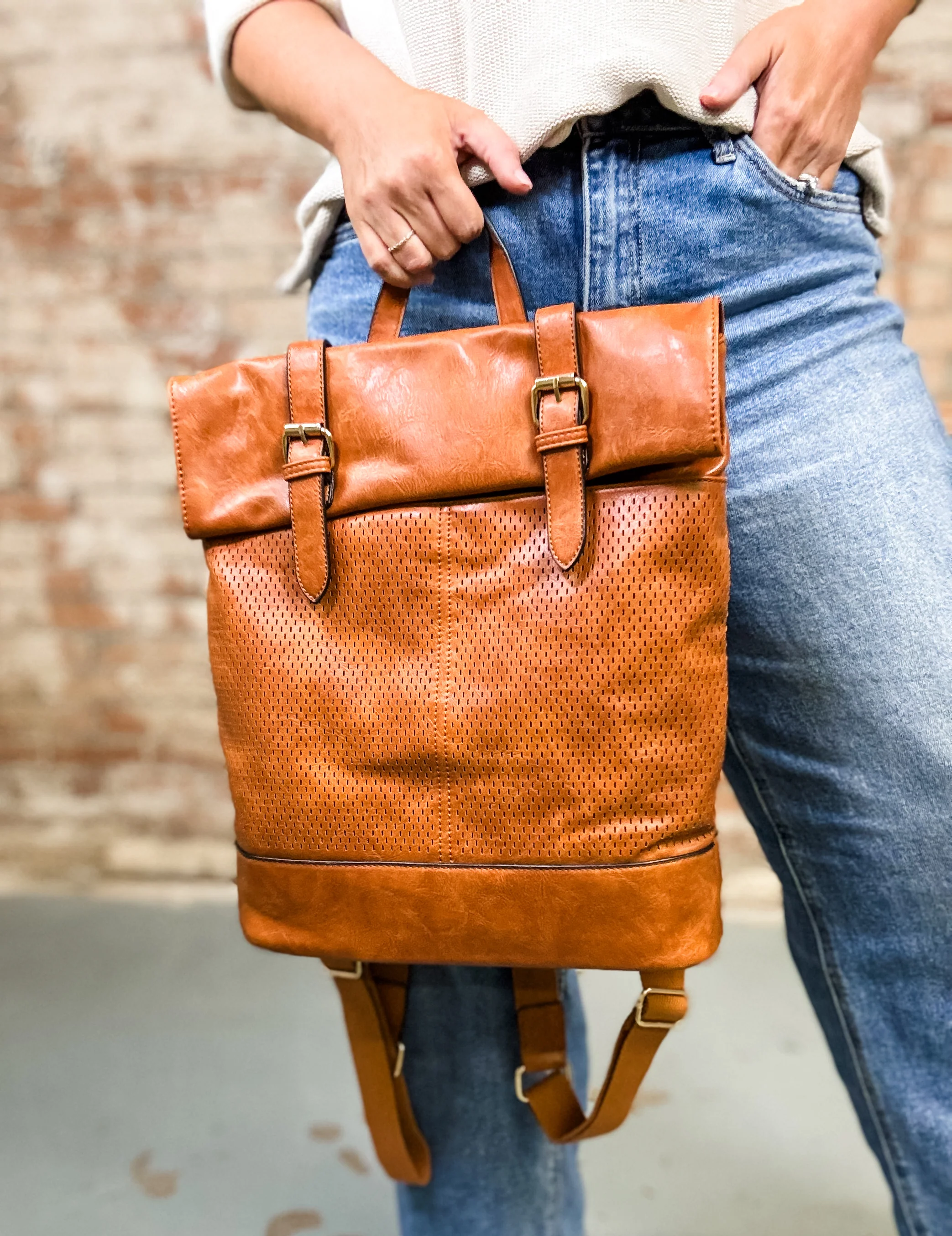 Samayra Laser Cut Backpack - Image 2