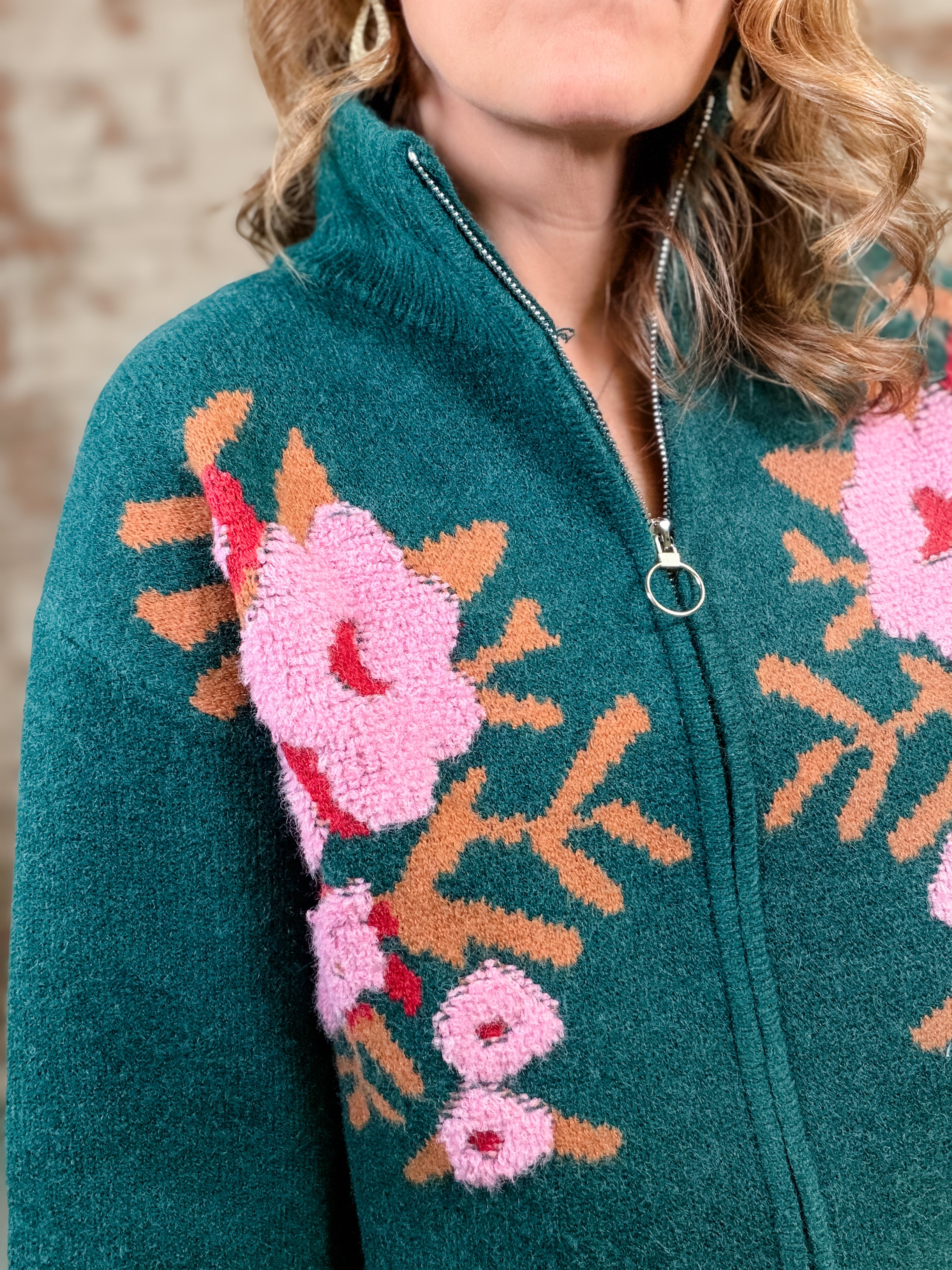 Seraphina Zip Up Cardigan - Image 3
