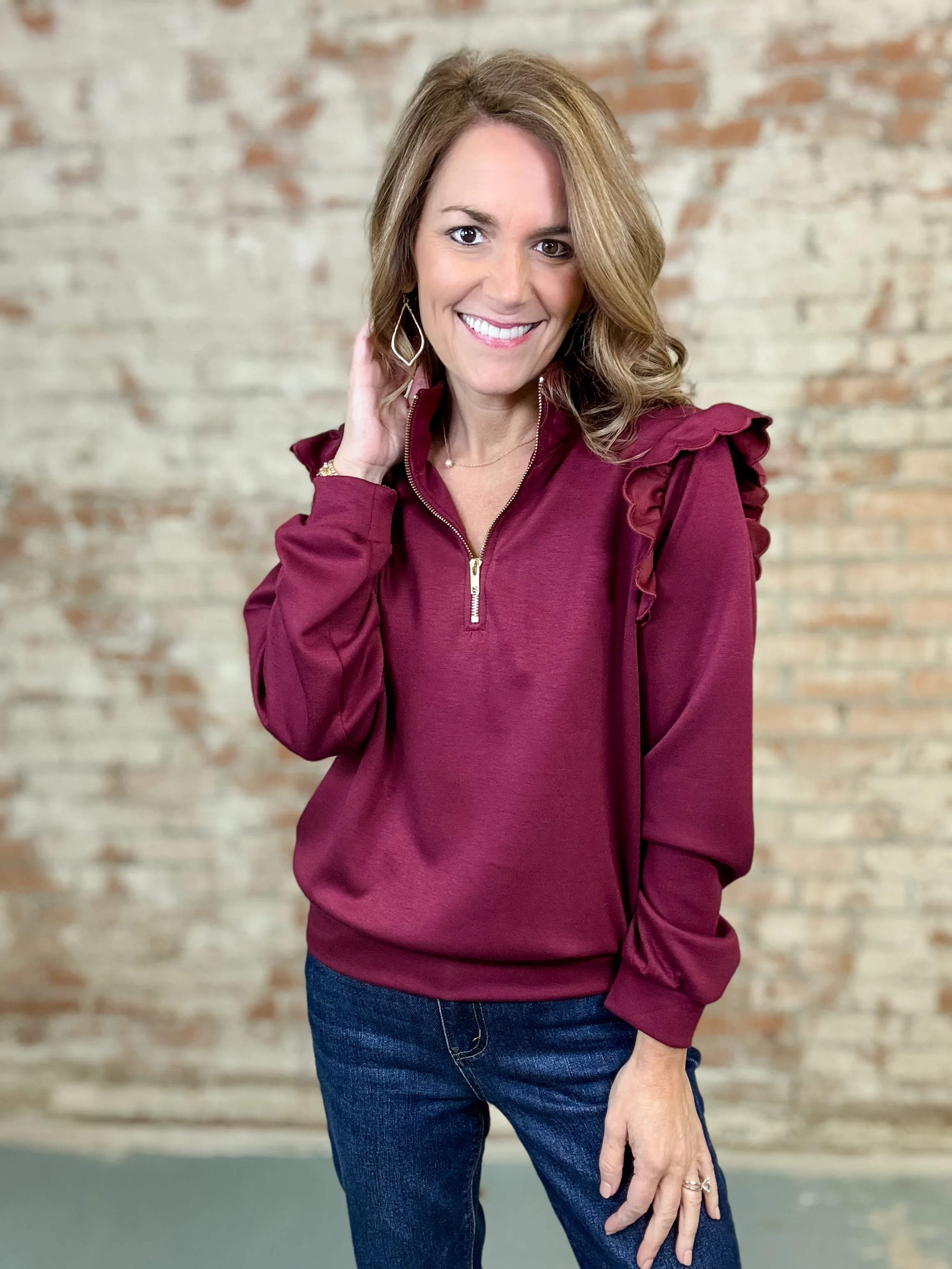 Shandy Quarter Zip Pullover - Image 4