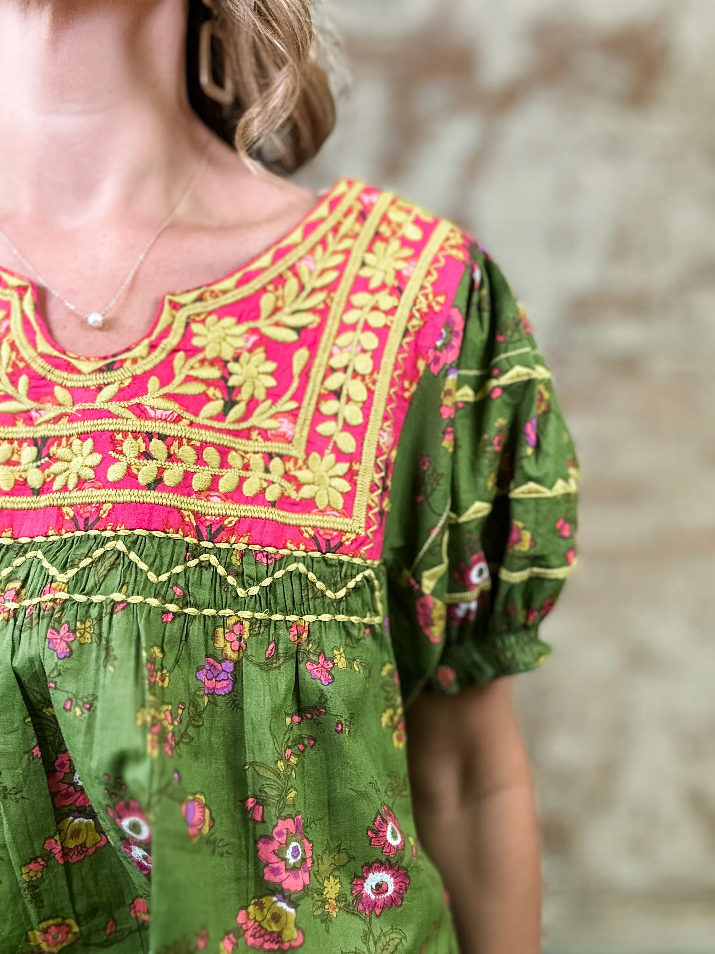 Sister Mary Patsy Green Top - FINAL SALE - Image 3