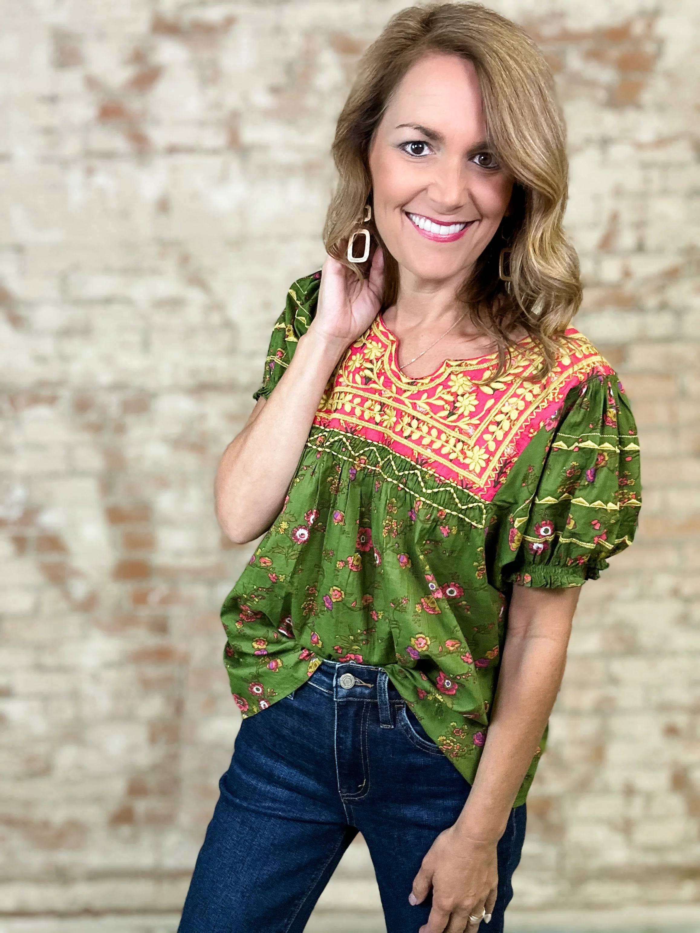 Sister Mary Patsy Green Top - FINAL SALE - Image 6