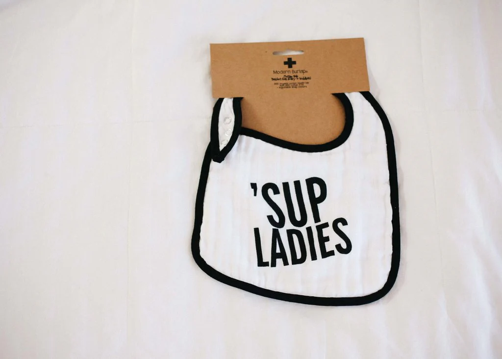 'Sup Ladies Muslin Bib - Image 3