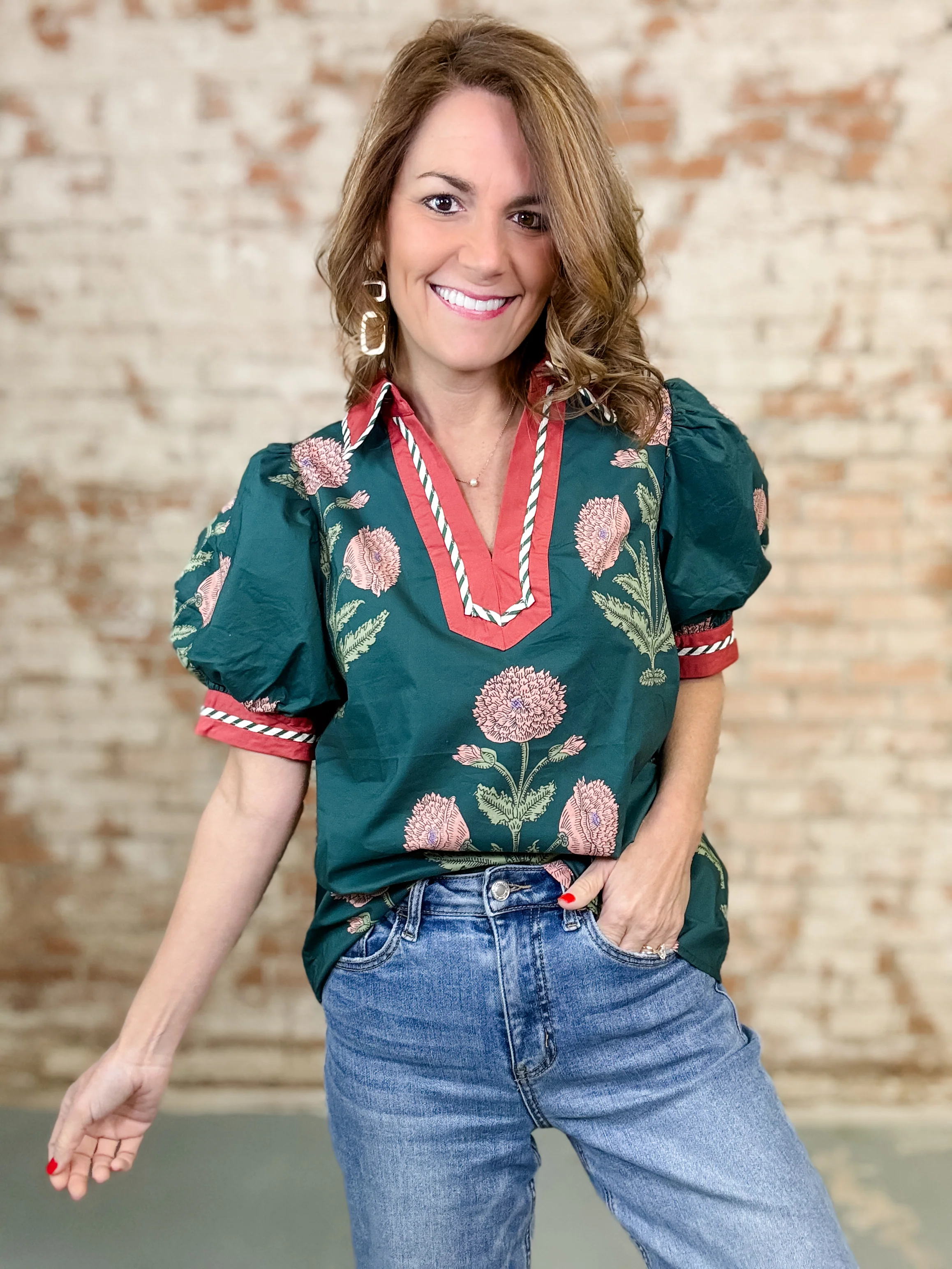Syeda Floral Top - Image 2