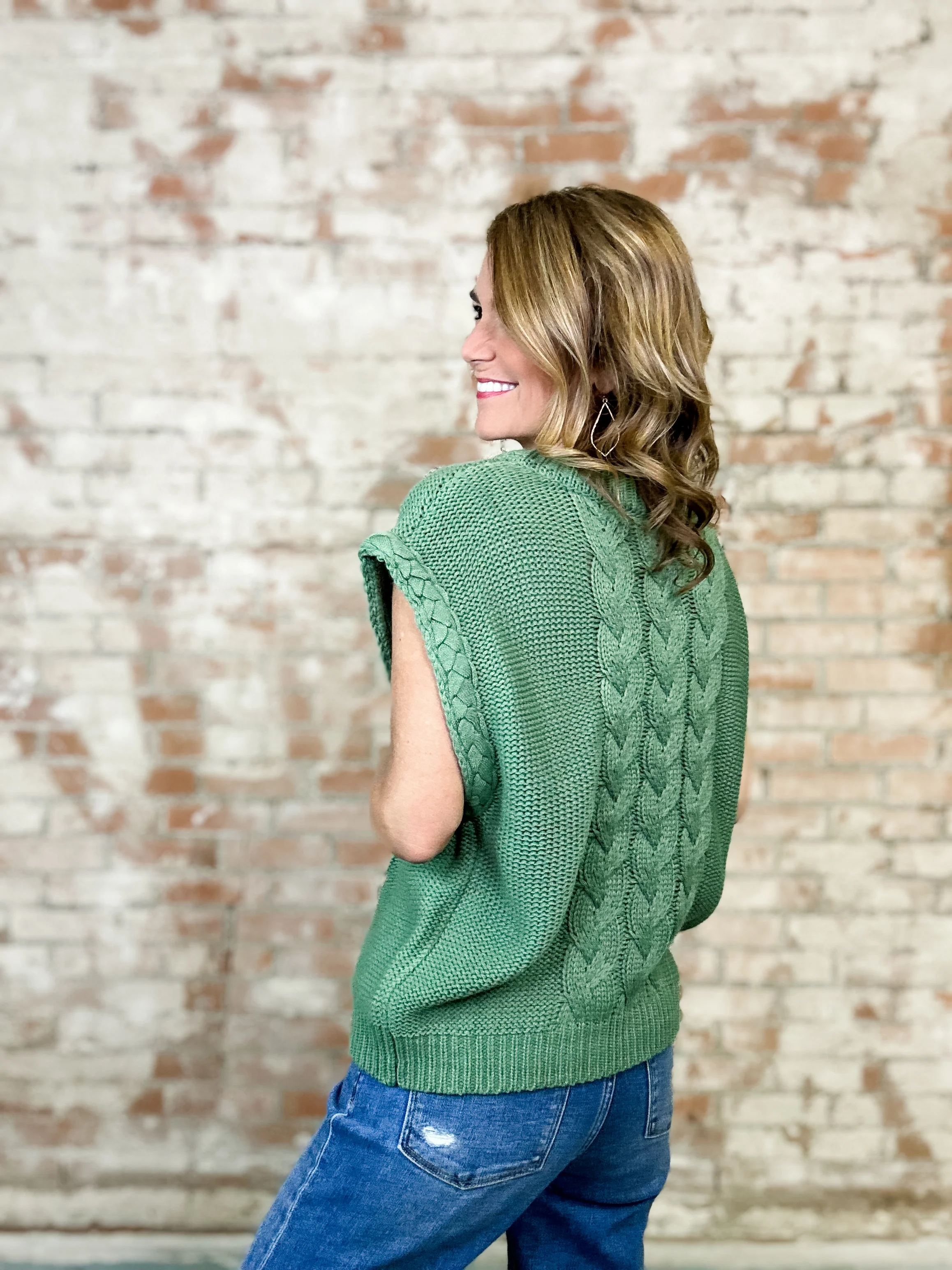 Thalyn Cable Knit Top - Image 3