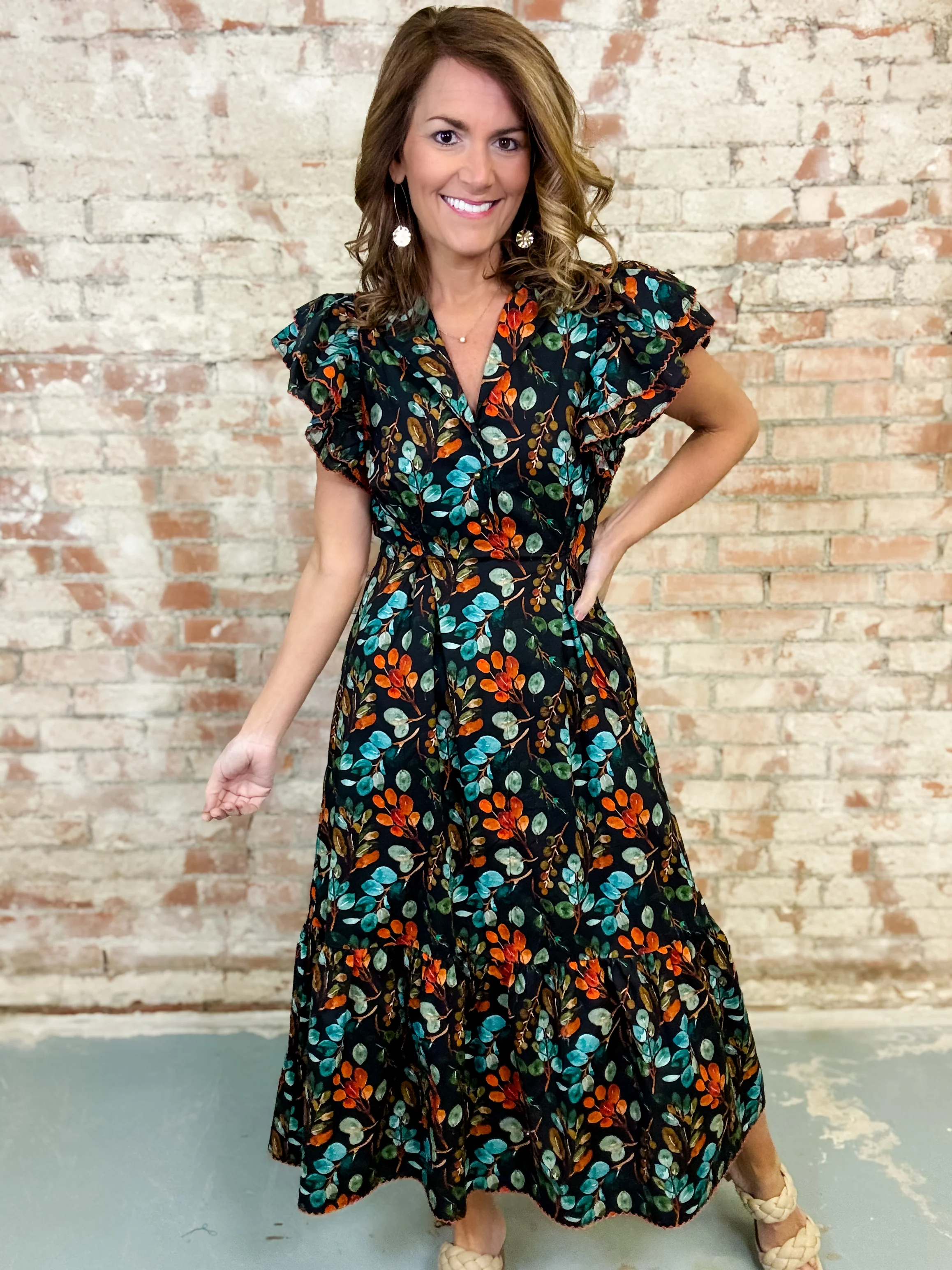 Theresa Pleated Dress - Image 5