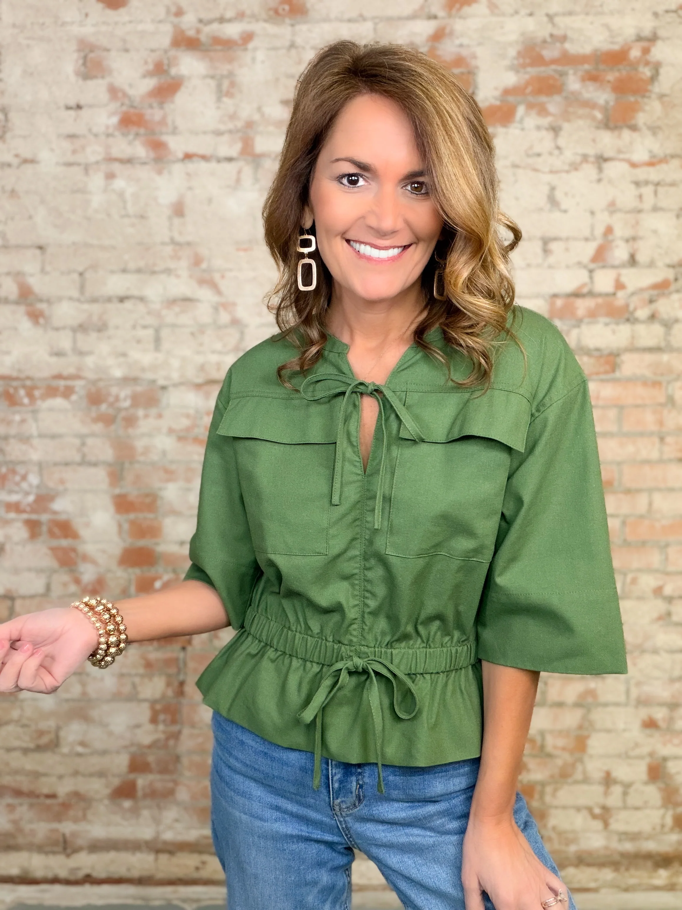 THML Arlo Bow Utility Top - Image 3
