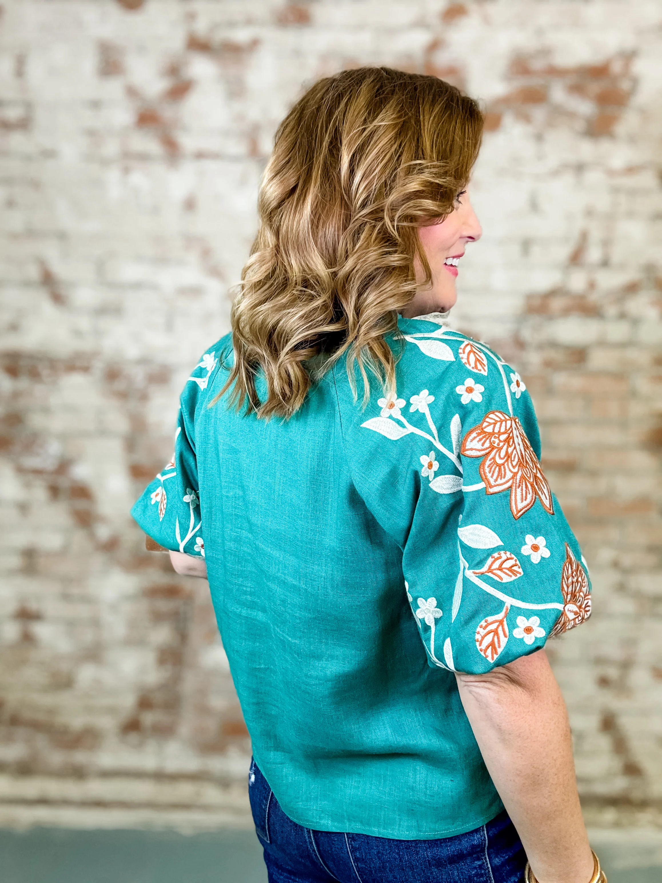 THML Bloom & Stripe Top - Image 4