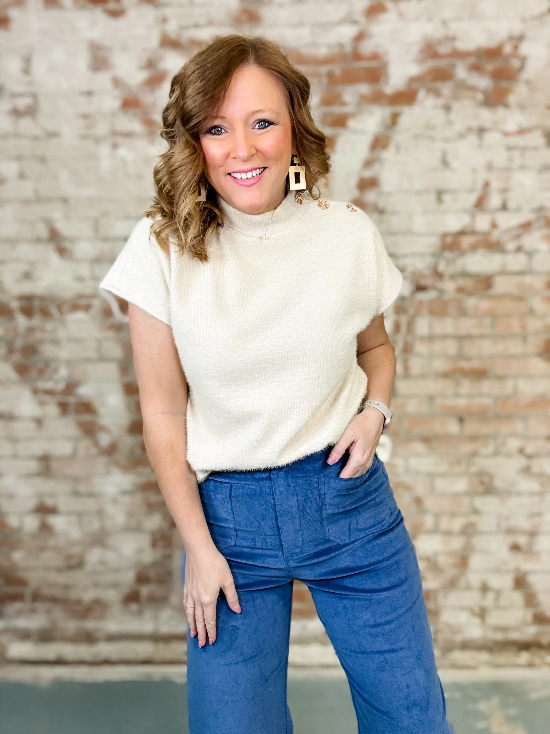 THML Kassandra Brushed Mohair Top - Image 4