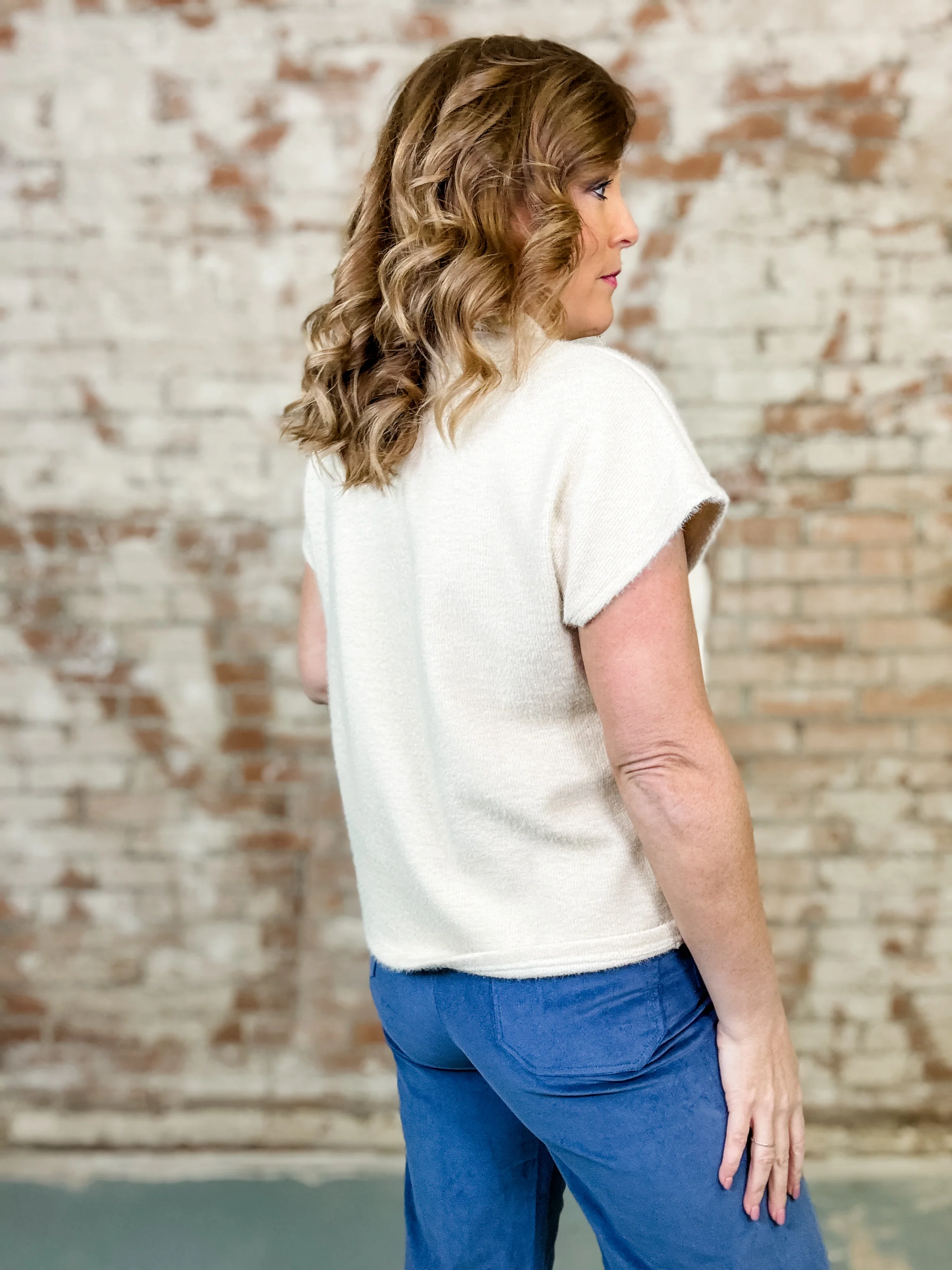 THML Kassandra Brushed Mohair Top - Image 5