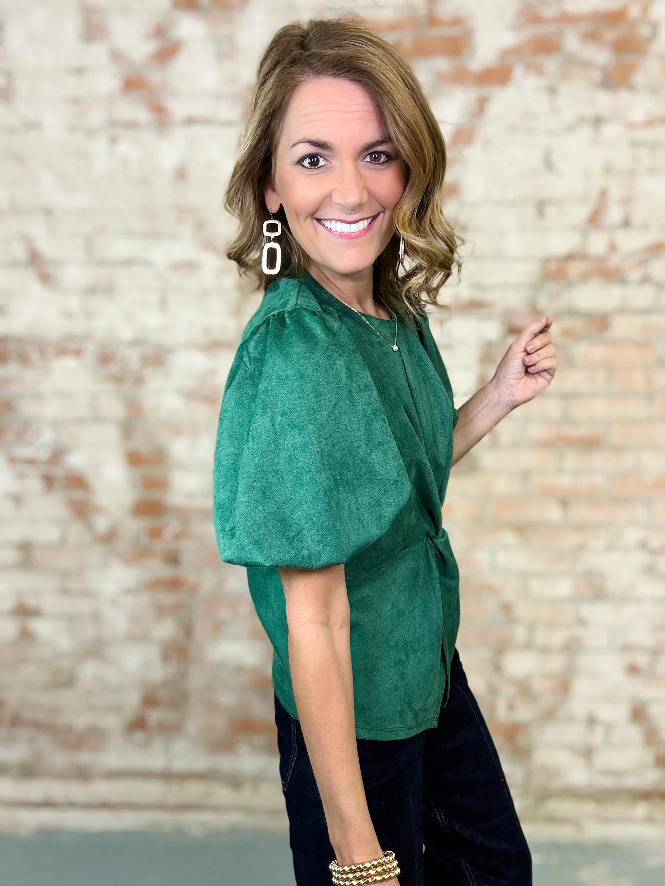 THML Mia Suede Top - FINAL SALE - Image 3