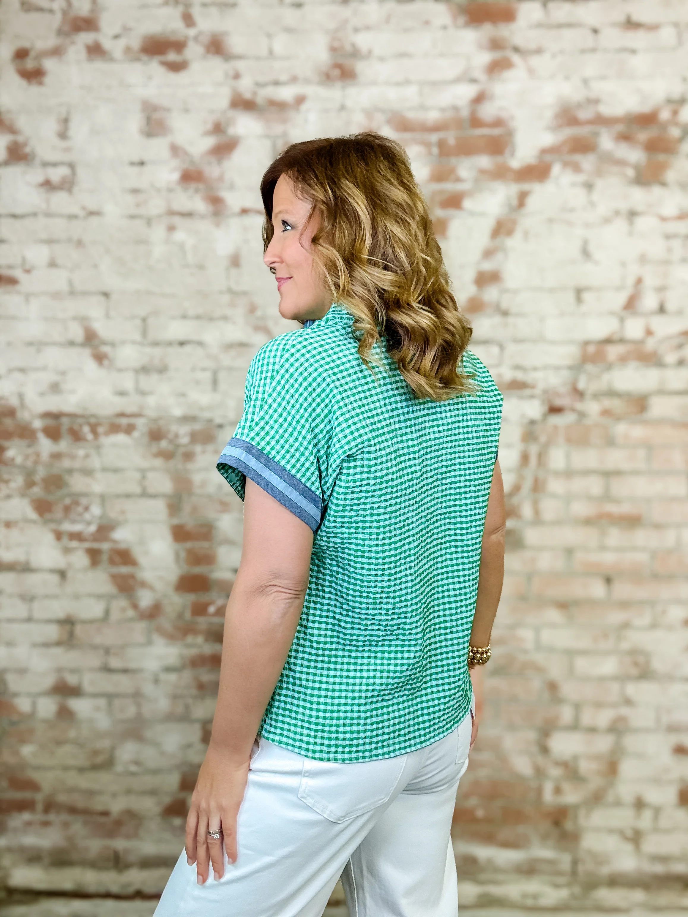 THML Ripley Gingham Top - Image 5