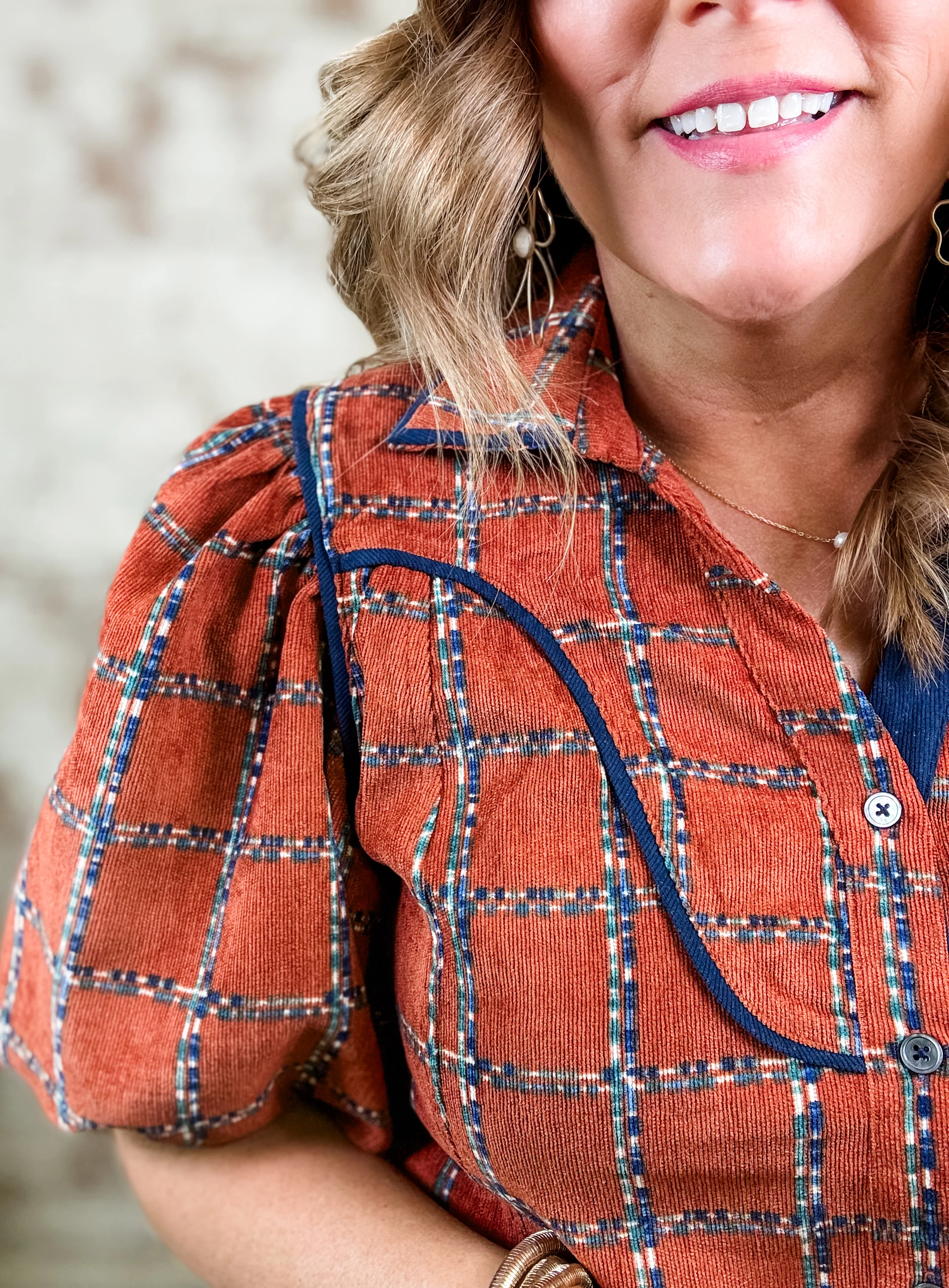 THML Selah Plaid Top - Image 7