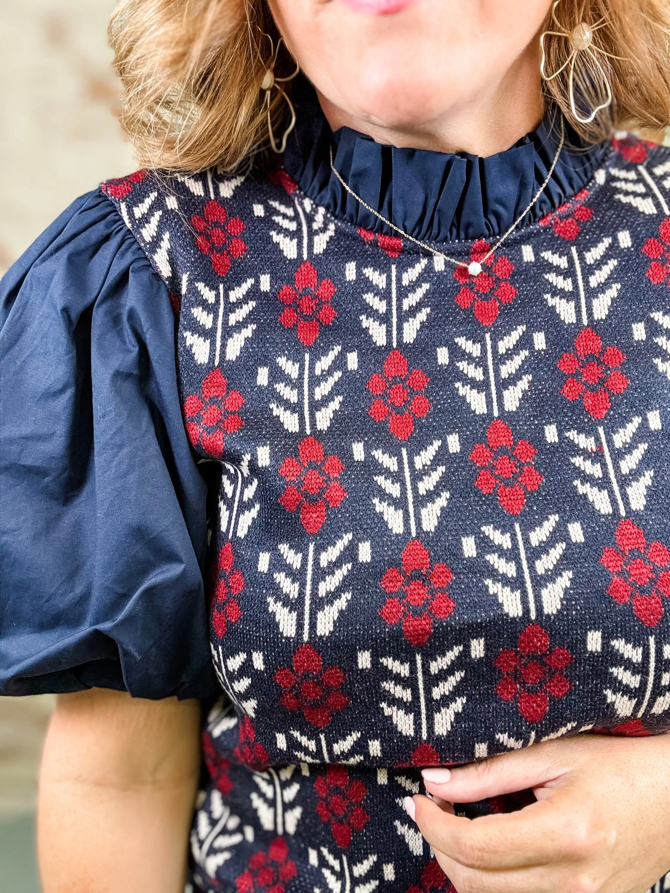 THML Tannie Puff Sleeve Top - Image 3