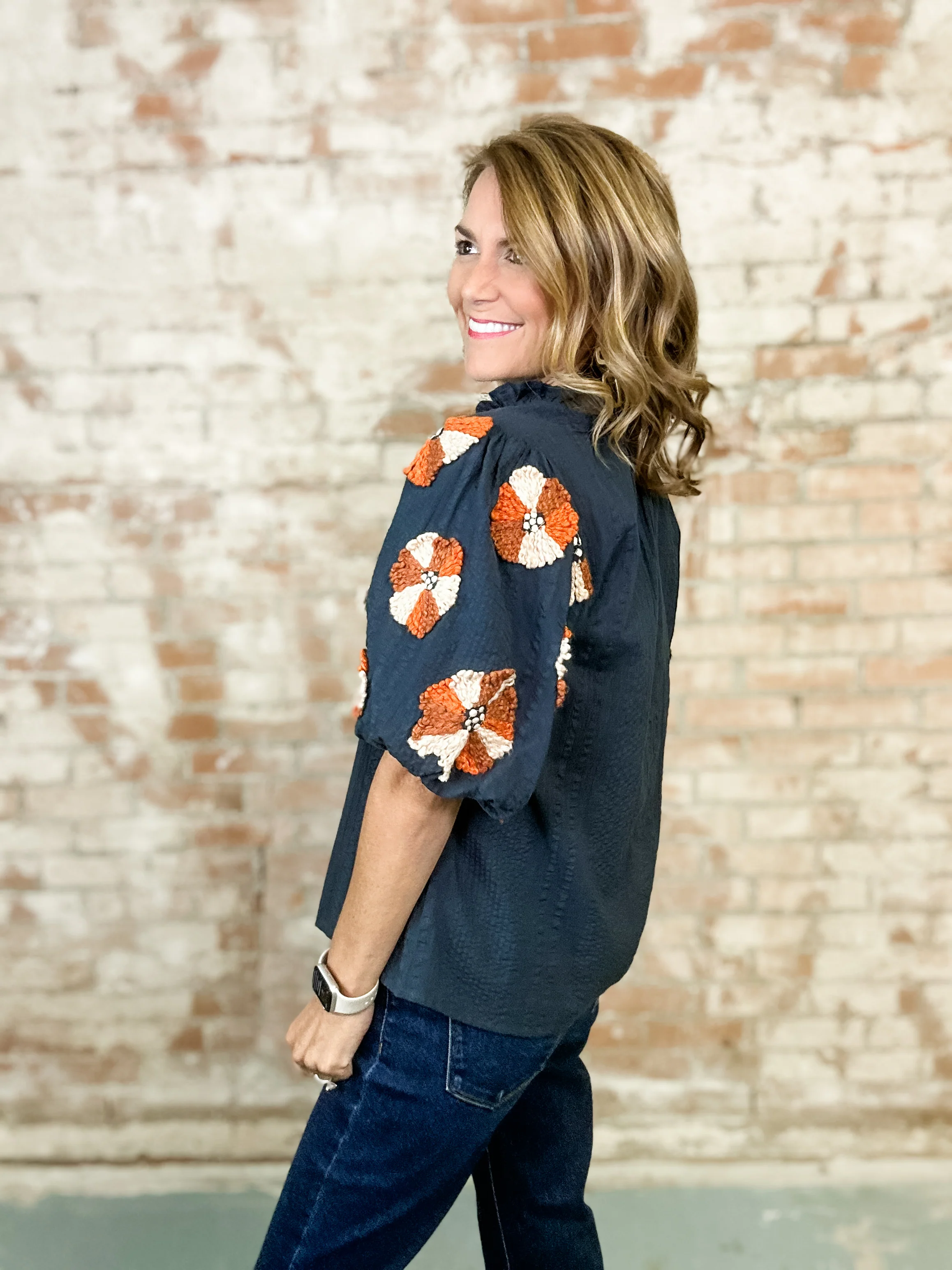 THML Tate Textured Top-FINAL SALE - Image 4