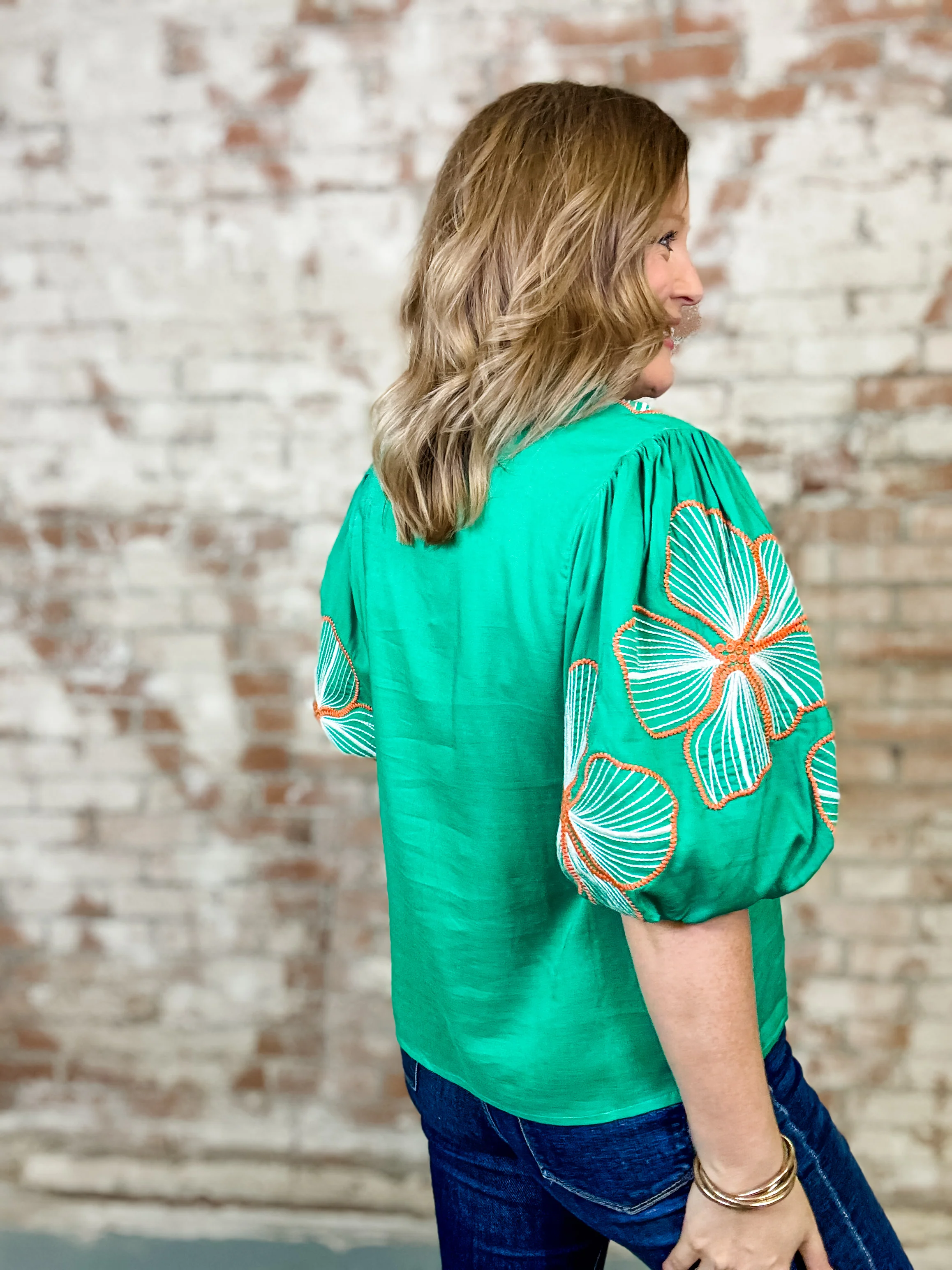 THML Vannah Embroidered Top - FINAL SALE - Image 6