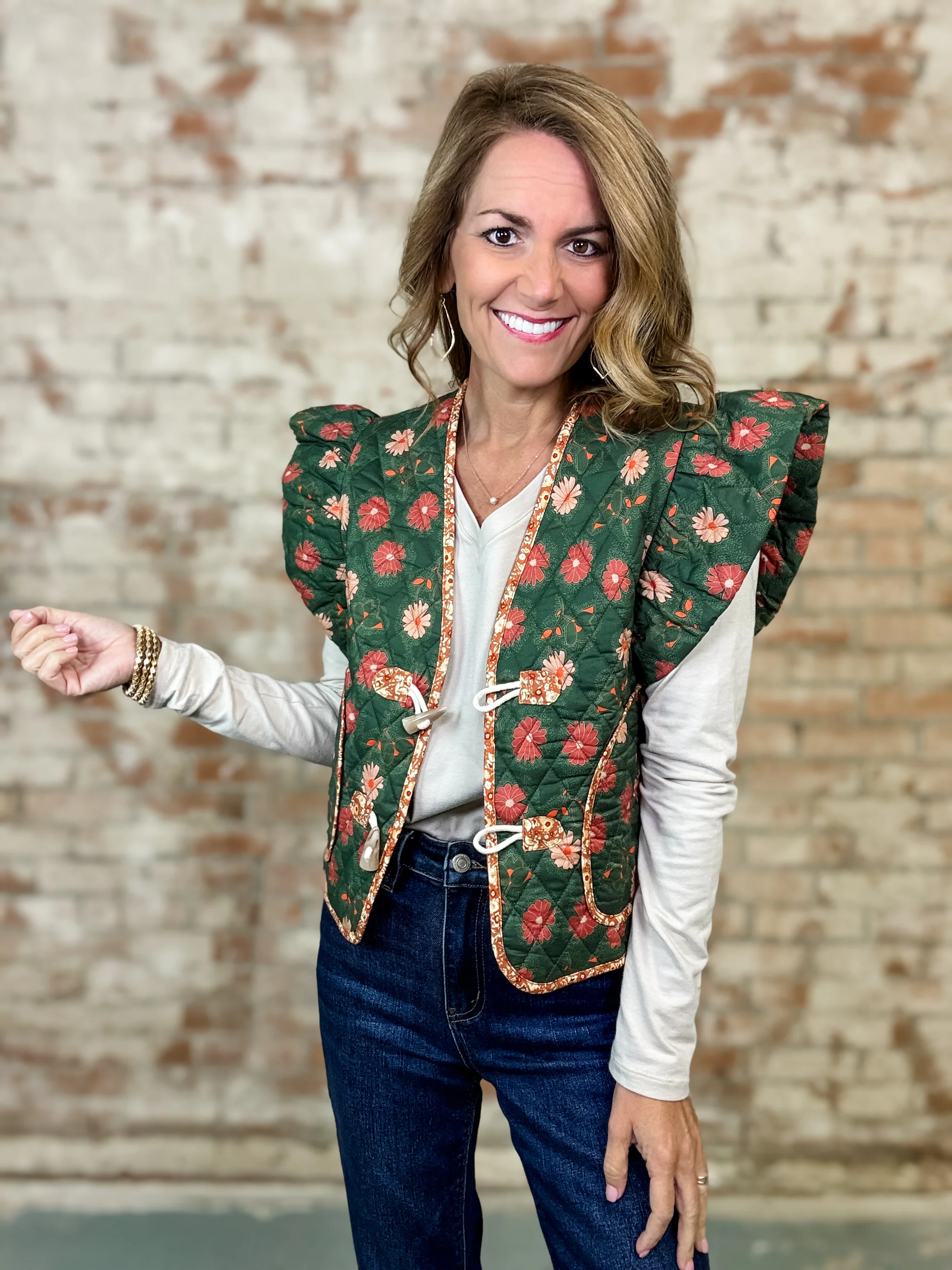 Urban Floral Vest - FINAL SALE - Image 2