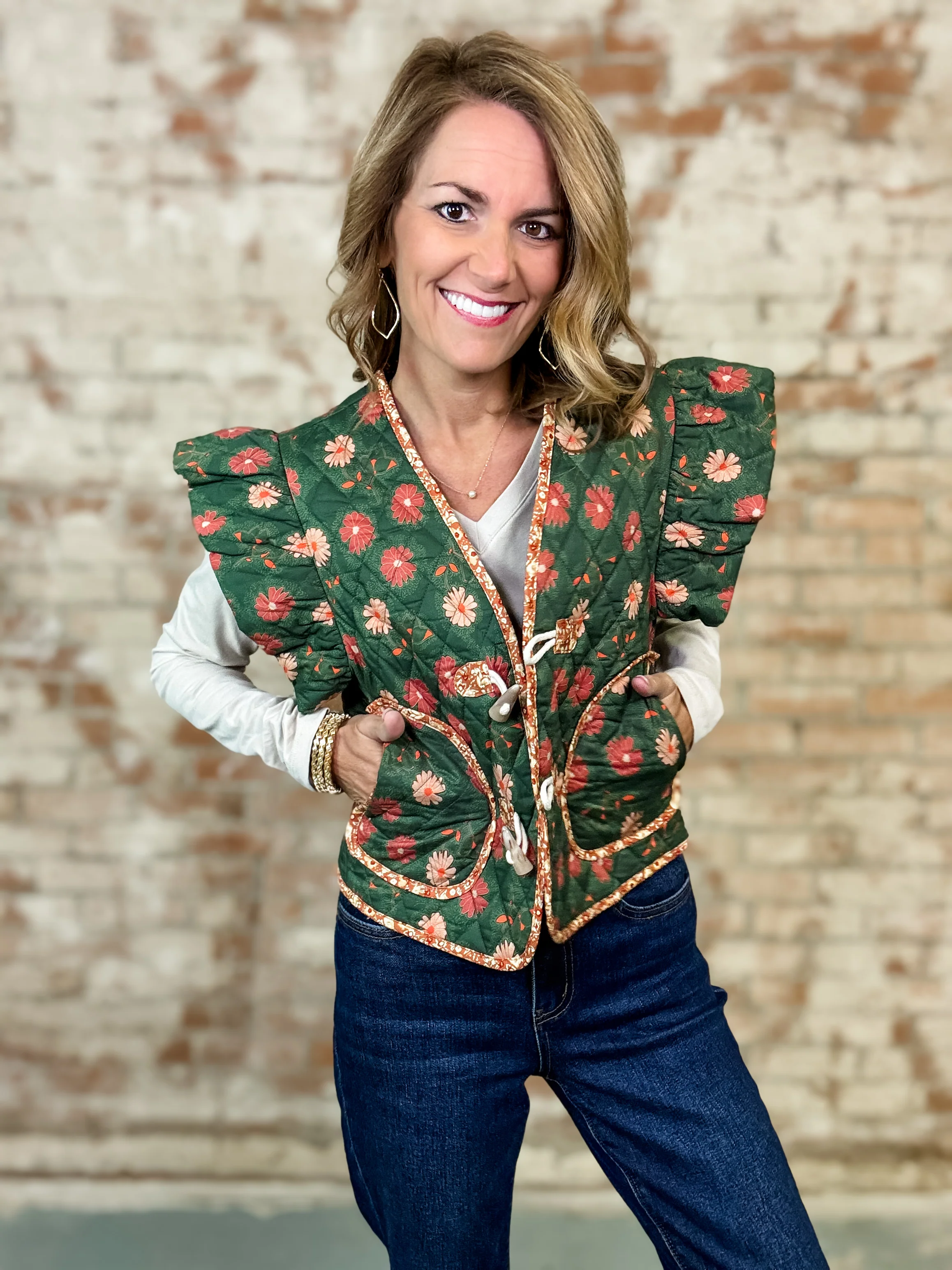 Urban Floral Vest - FINAL SALE - Image 4