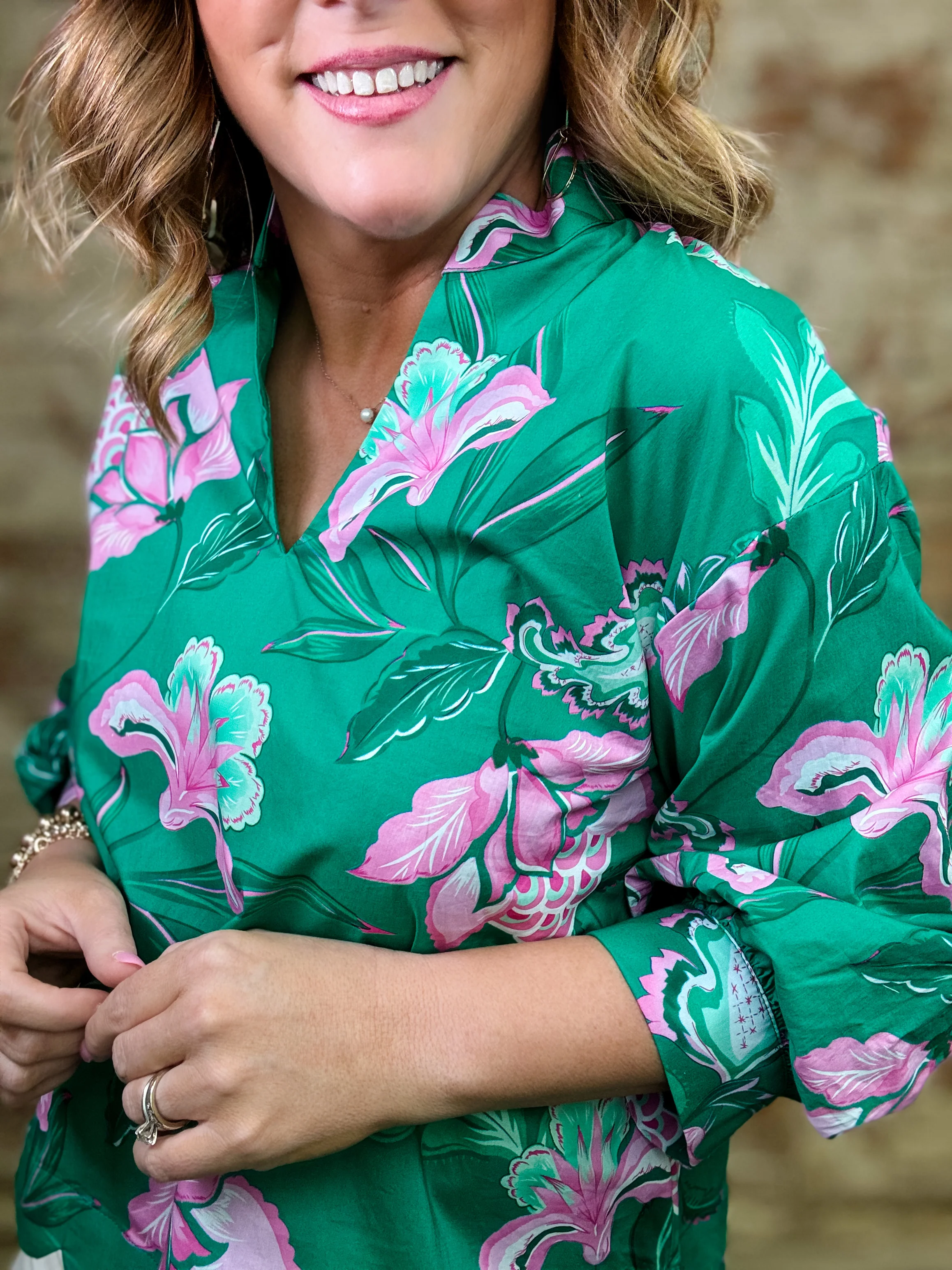Willoe Scalloped Hem Top - Image 4