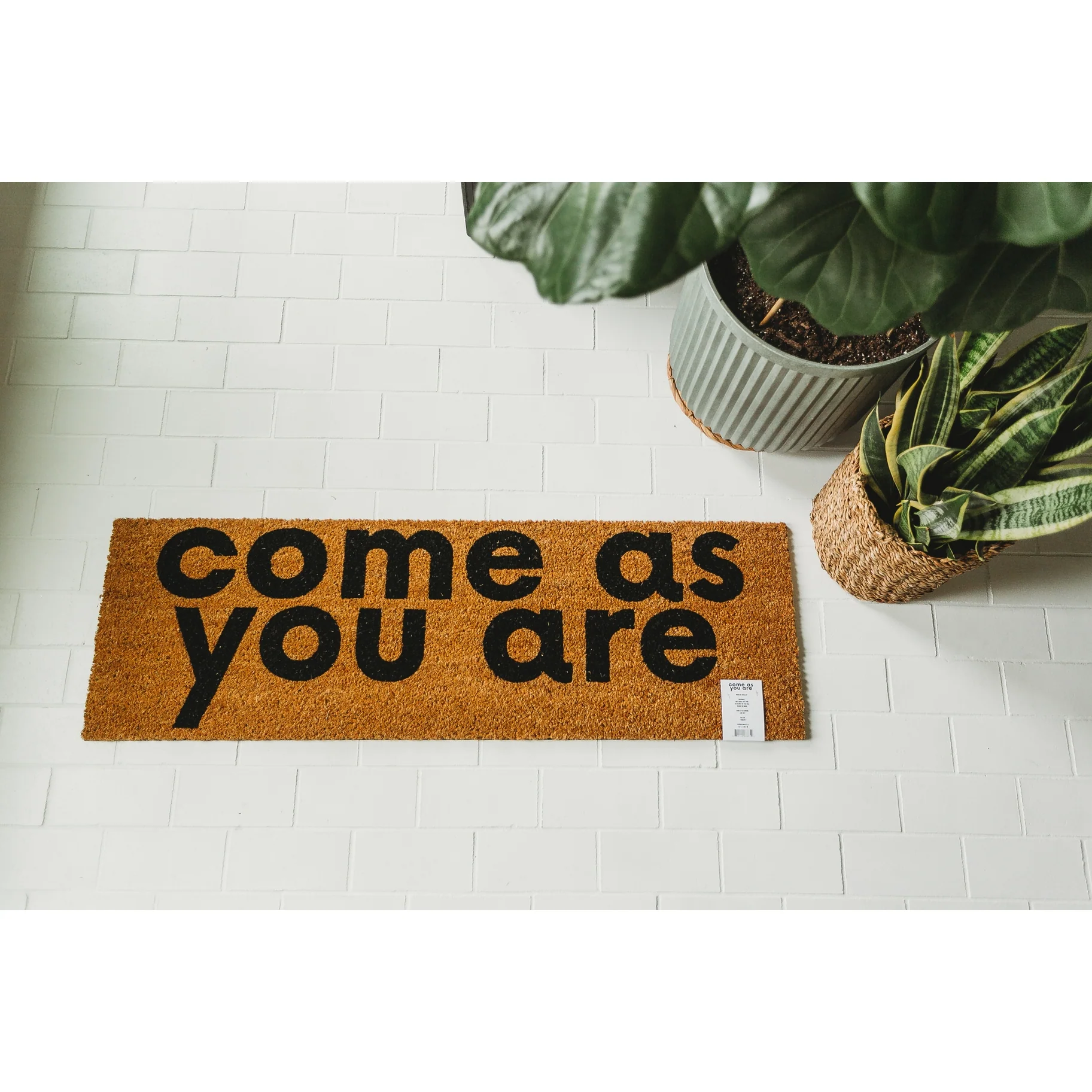 Come as you are | XL Doormat - Image 2